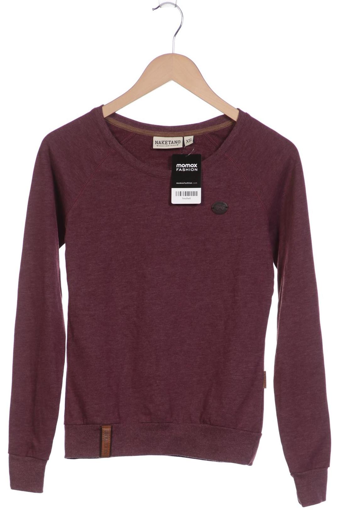 

Naketano Damen Langarmshirt, bordeaux, Gr. 34