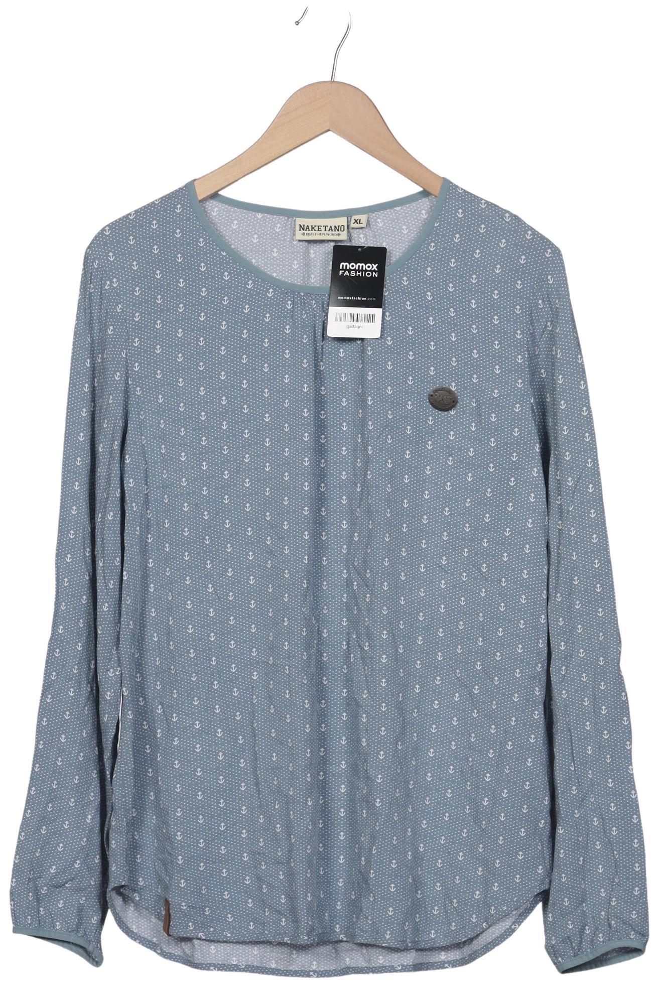 

Naketano Damen Langarmshirt, hellblau, Gr. 44