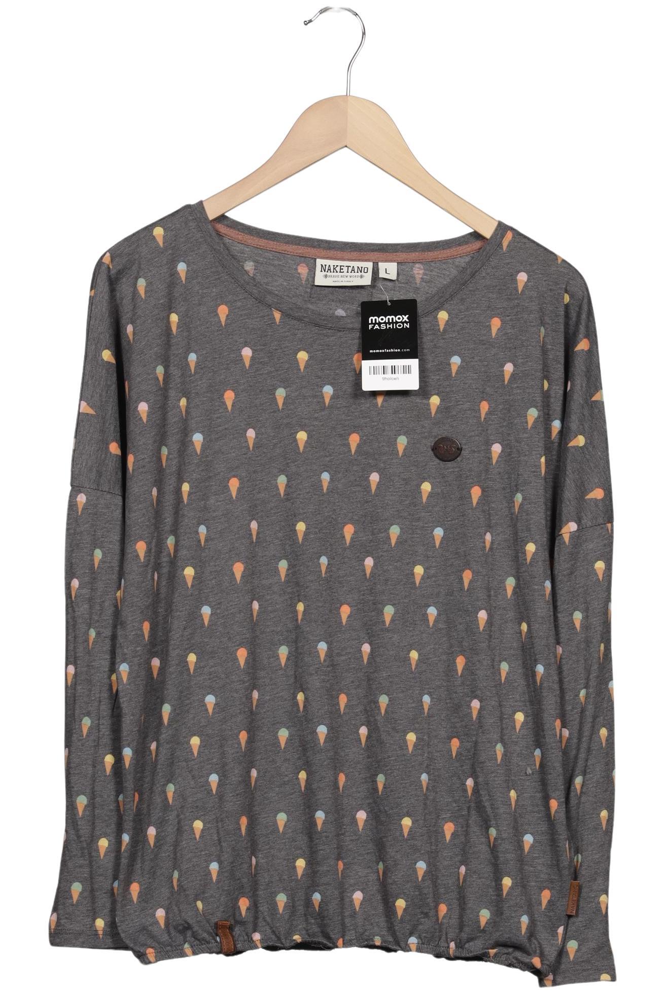 

Naketano Damen Langarmshirt, grau, Gr. 42