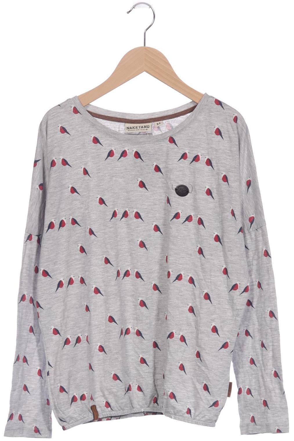 

Naketano Damen Langarmshirt, grau, Gr. 38