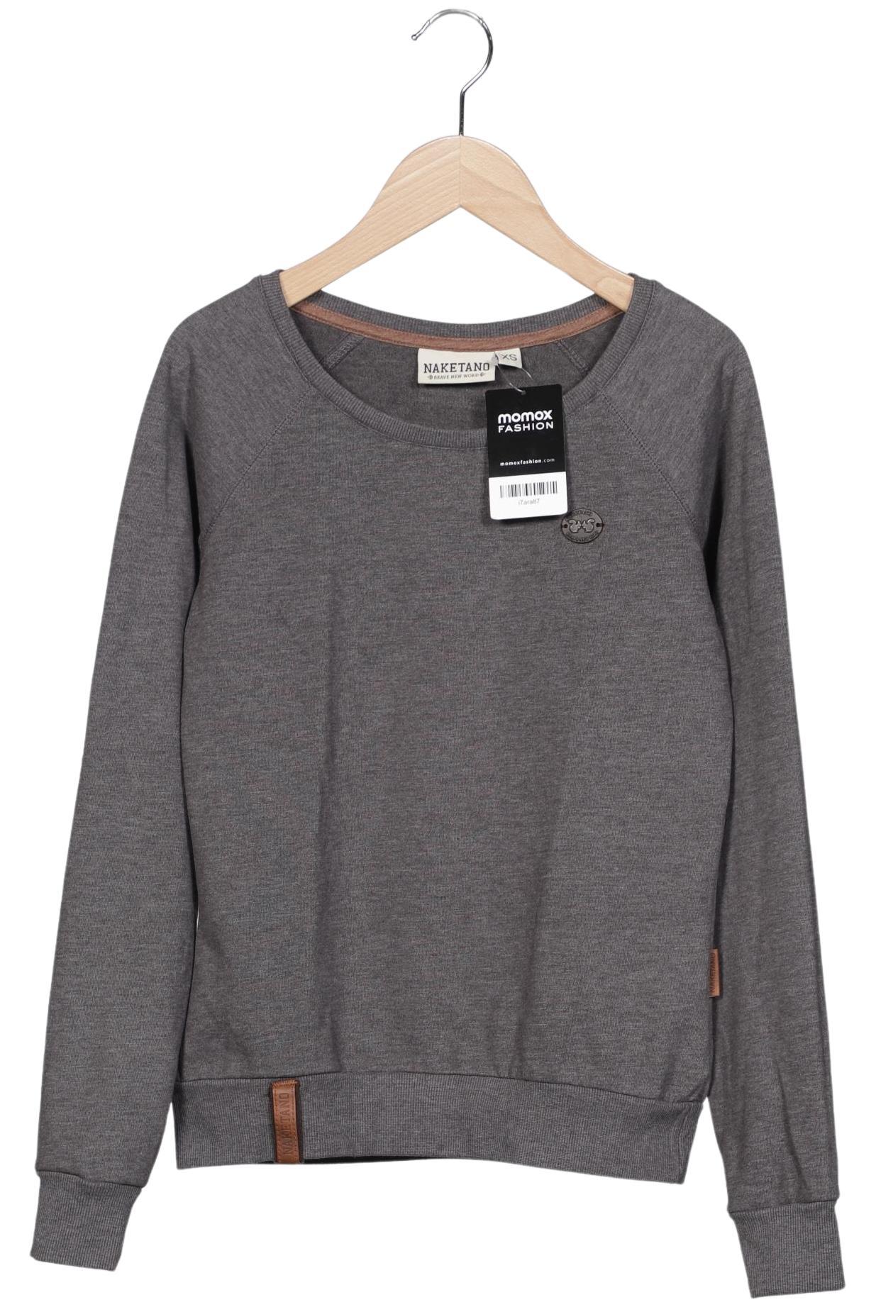 

Naketano Damen Langarmshirt, grau, Gr. 34