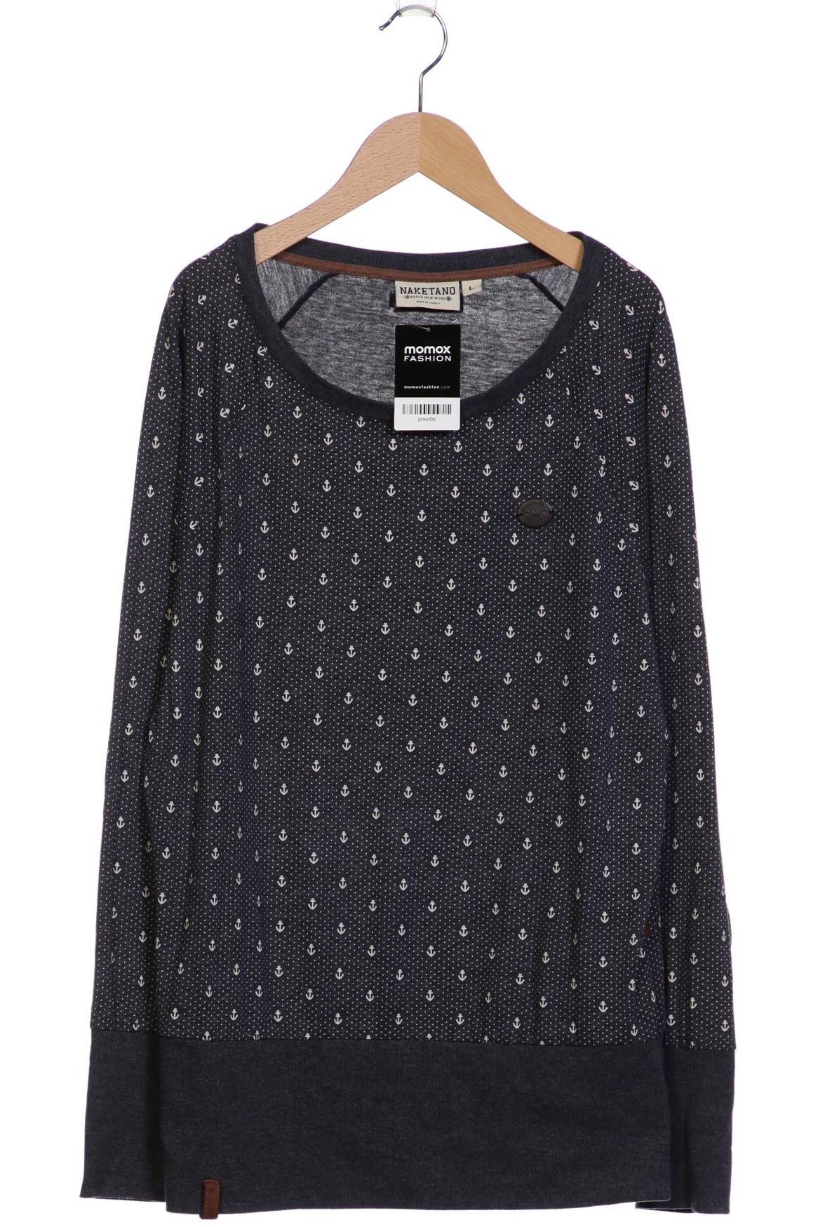 

Naketano Damen Langarmshirt, grau, Gr. 42