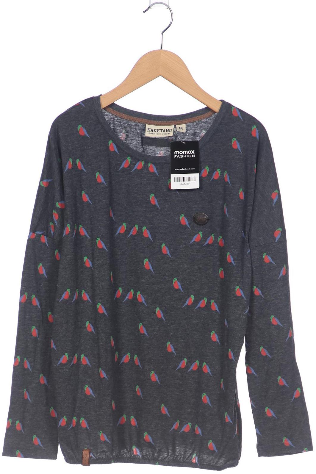 

Naketano Damen Langarmshirt, grau, Gr. 38