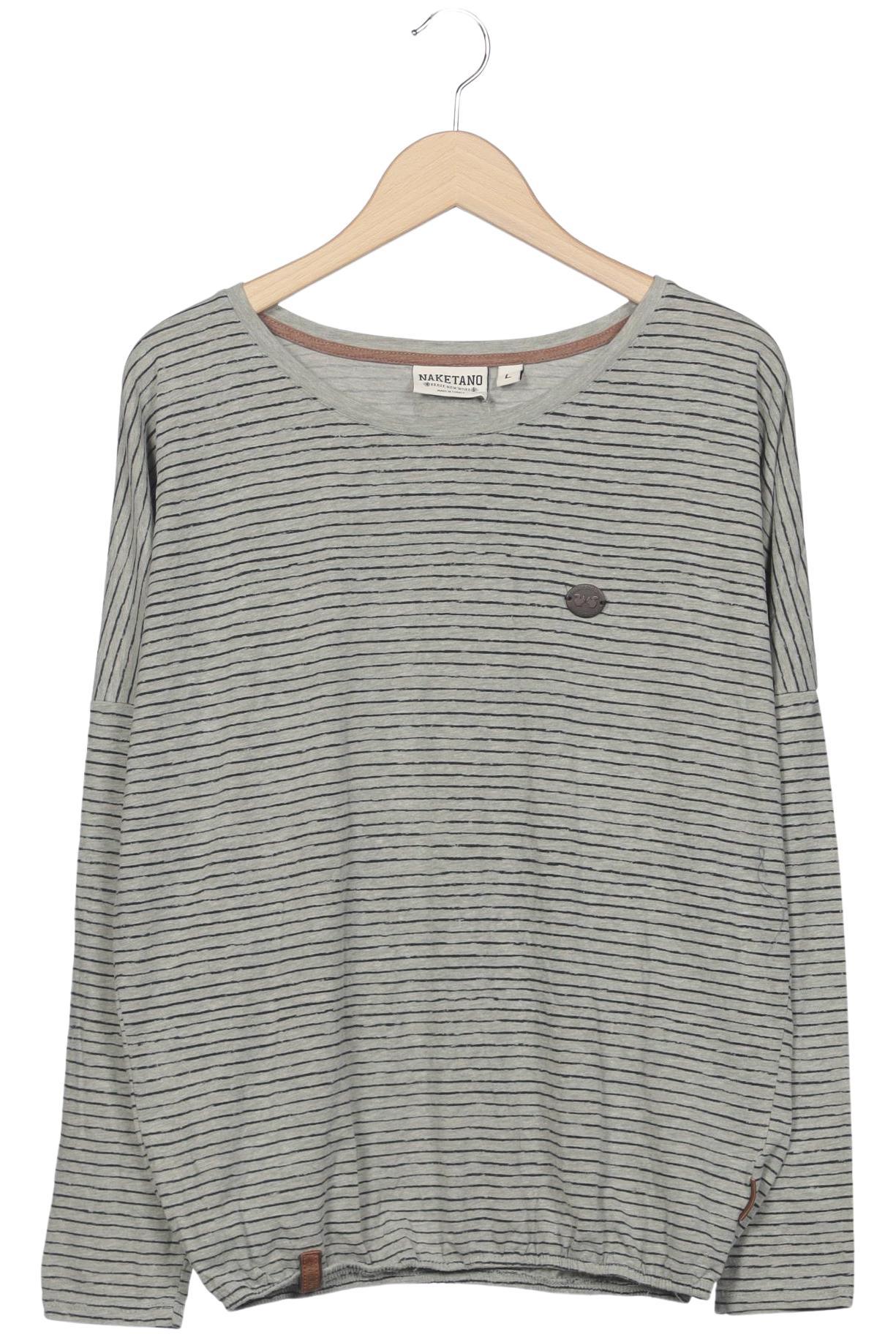 

Naketano Damen Langarmshirt, grau, Gr. 42