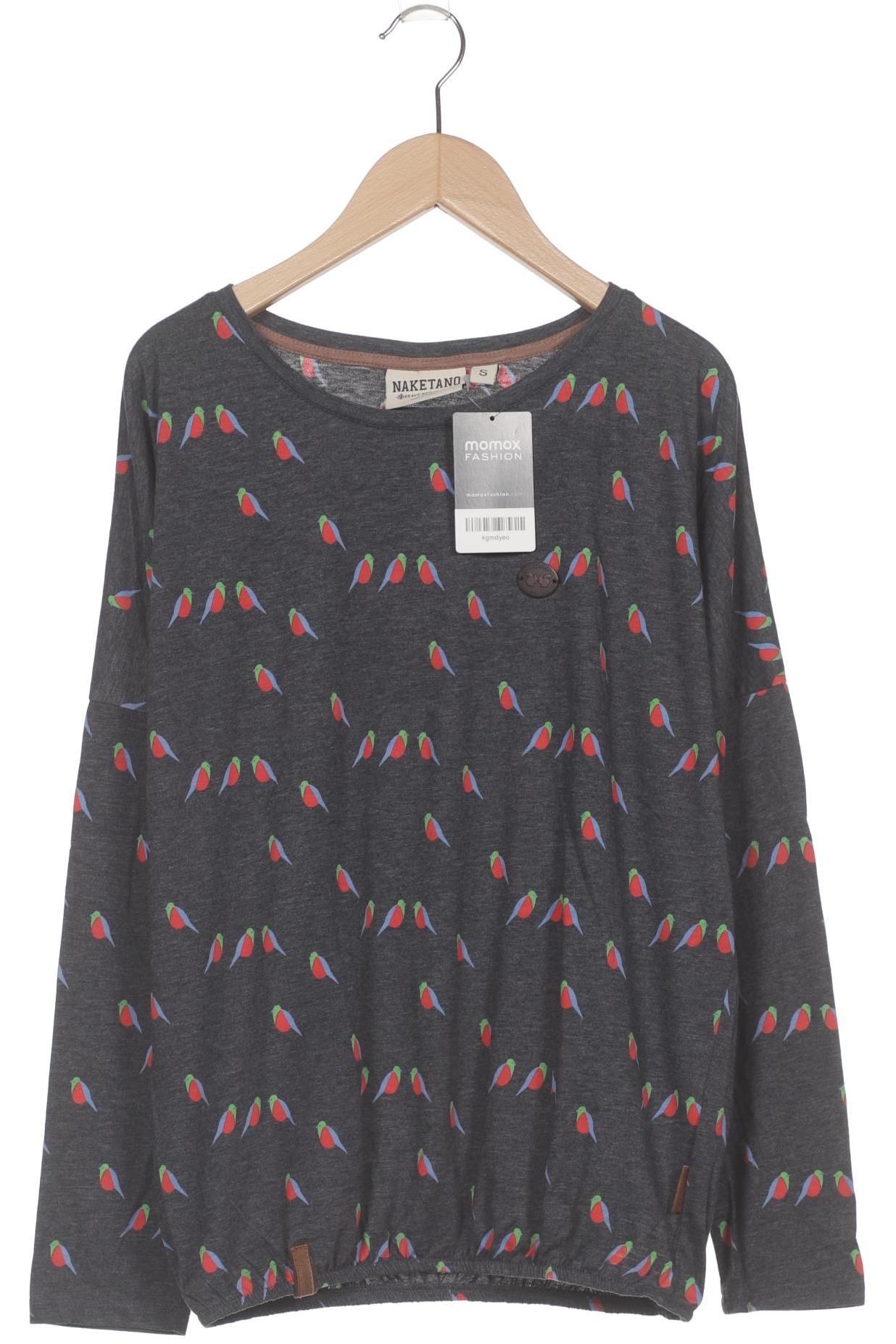 

Naketano Damen Langarmshirt, grau, Gr. 36