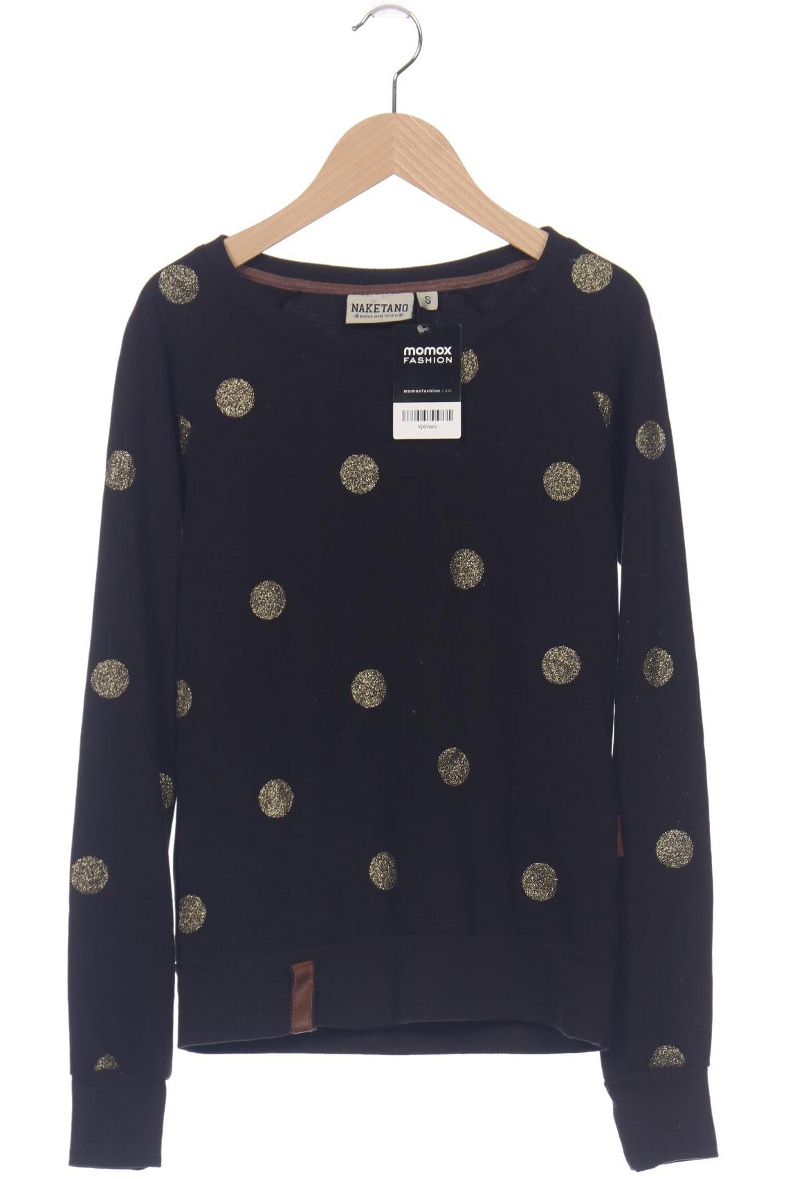 

Naketano Damen Langarmshirt, schwarz, Gr. 36