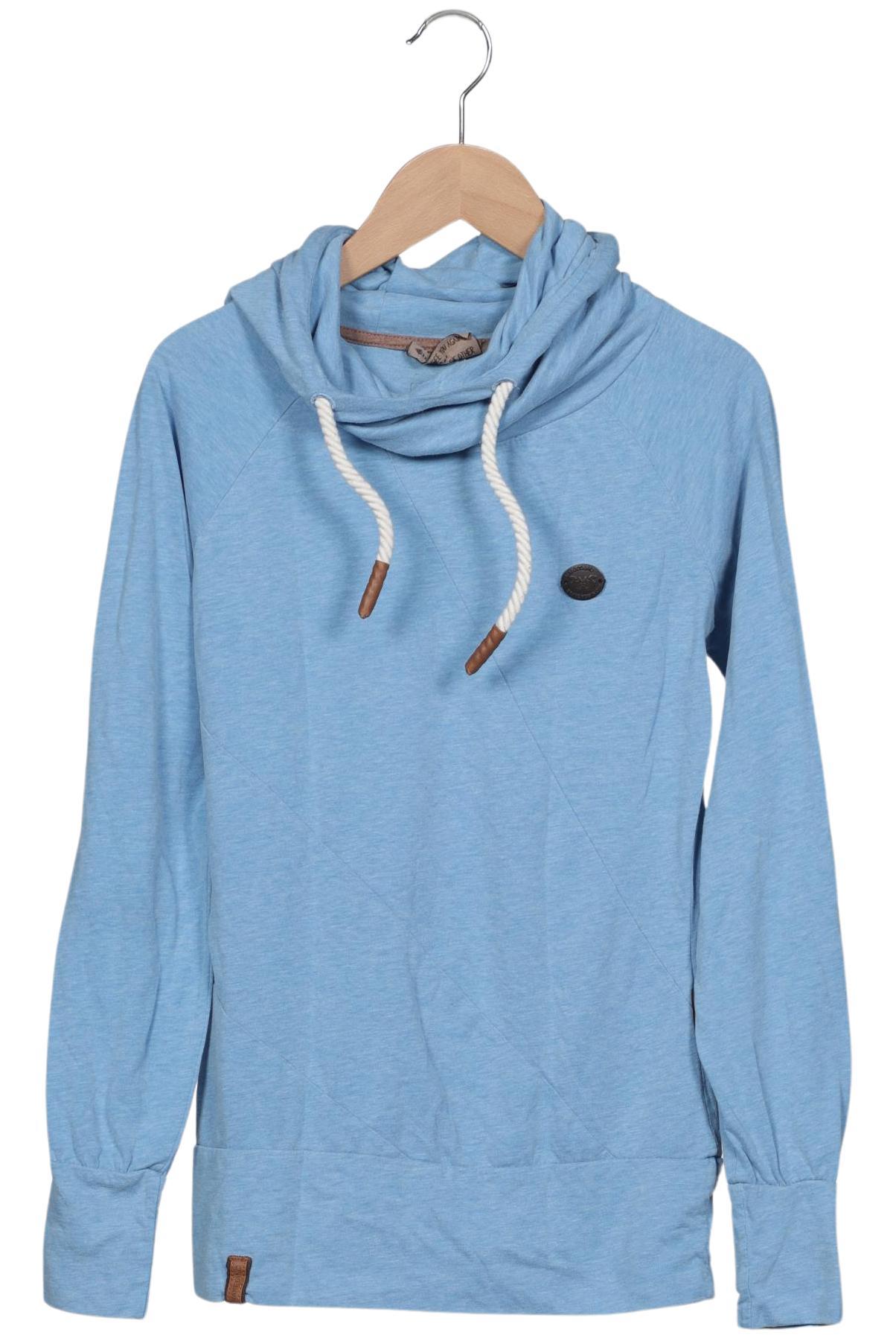 

Naketano Damen Langarmshirt, hellblau, Gr. 34