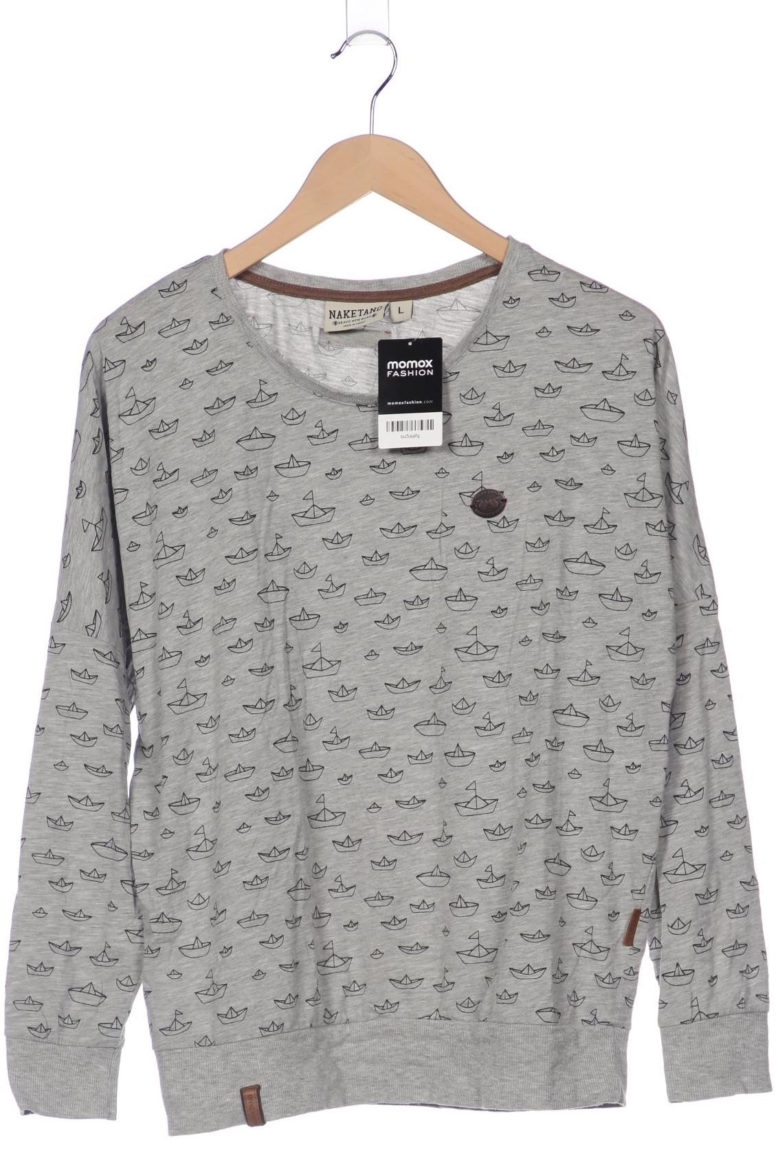 

Naketano Damen Langarmshirt, grau, Gr. 42