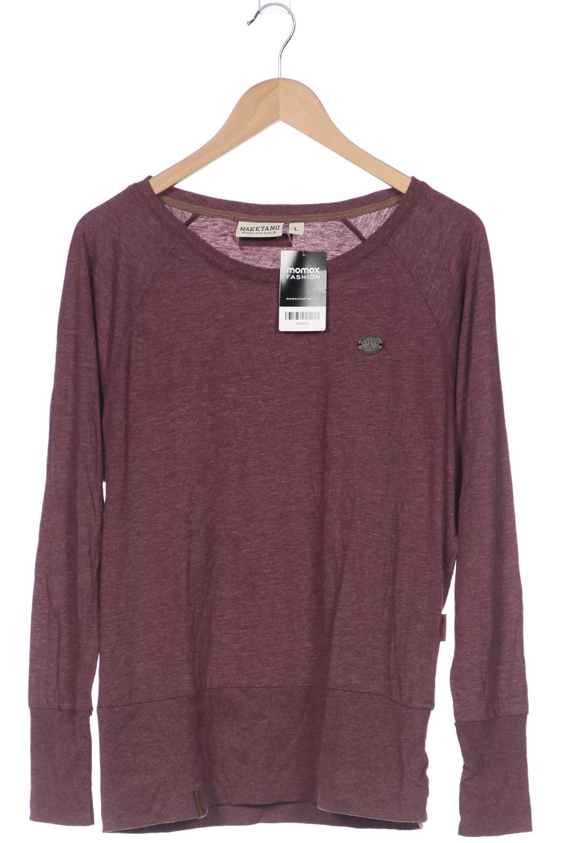 

Naketano Damen Langarmshirt, bordeaux, Gr. 42