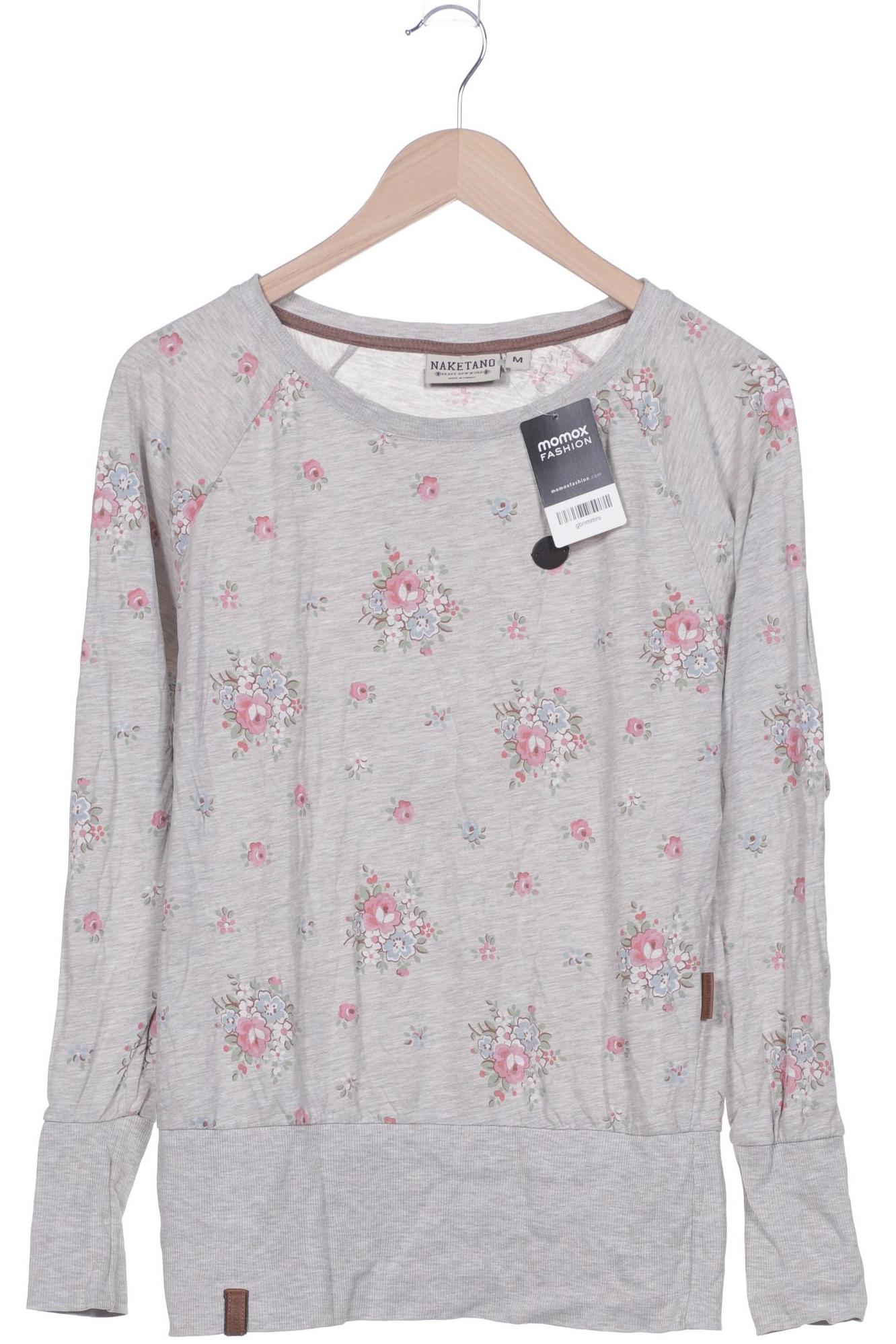 

Naketano Damen Langarmshirt, grau, Gr. 38