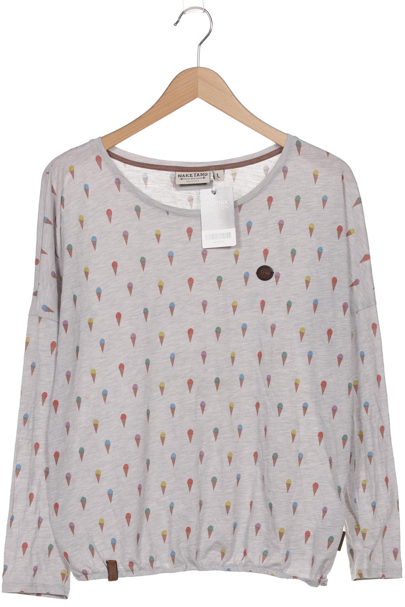

Naketano Damen Langarmshirt, grau, Gr. 42