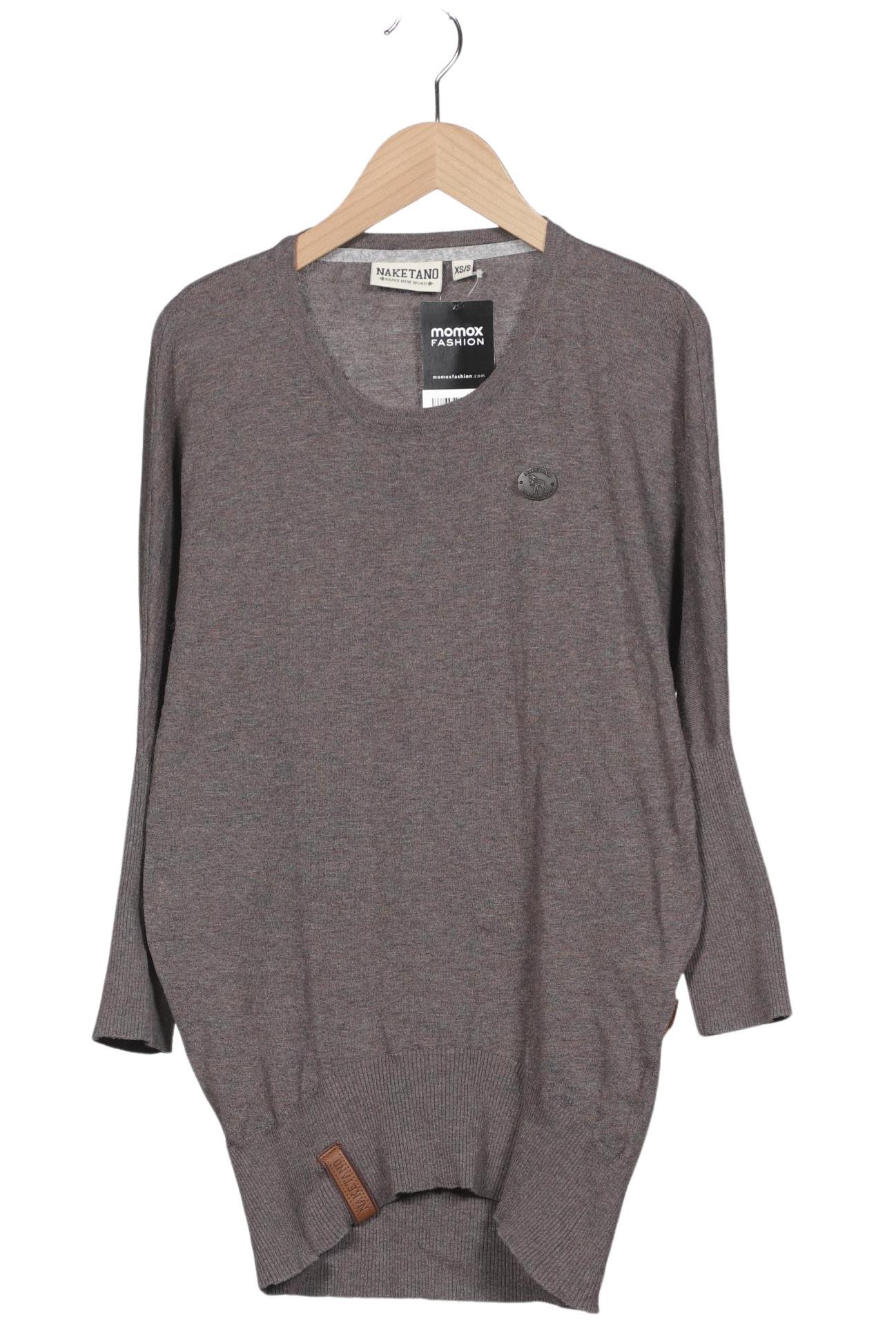 

Naketano Damen Langarmshirt, grau, Gr. 34