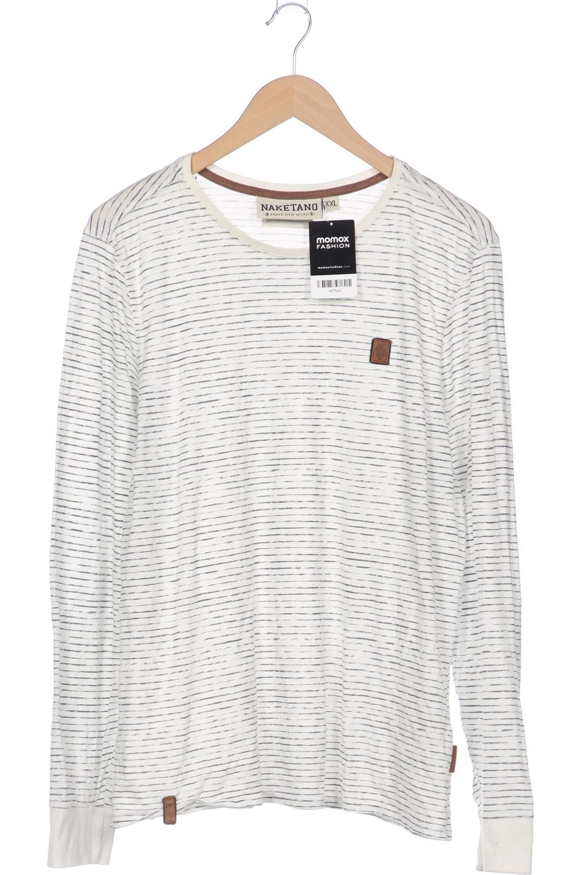 

Naketano Damen Langarmshirt, weiß, Gr. 46