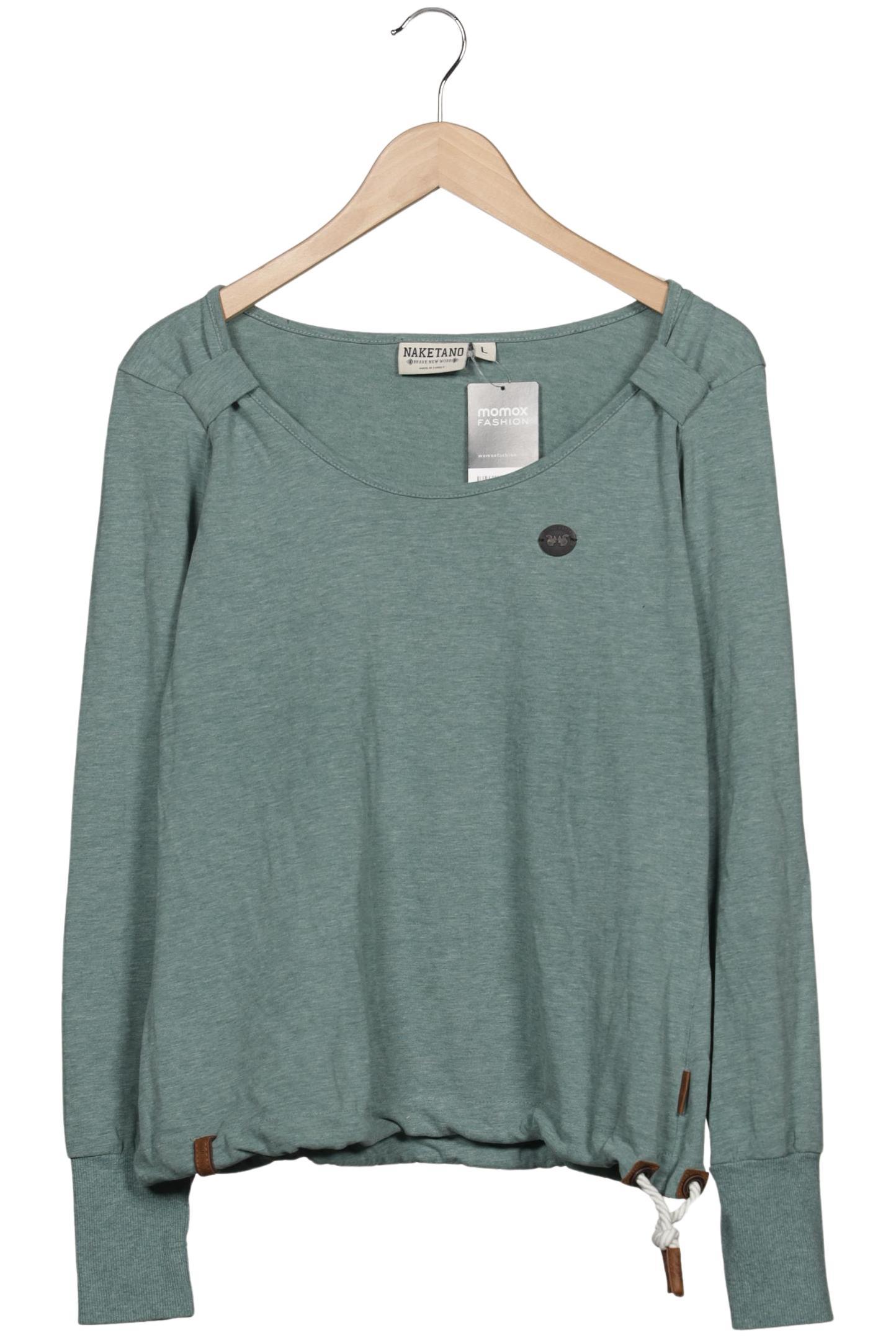 

Naketano Damen Langarmshirt, grün, Gr. 42