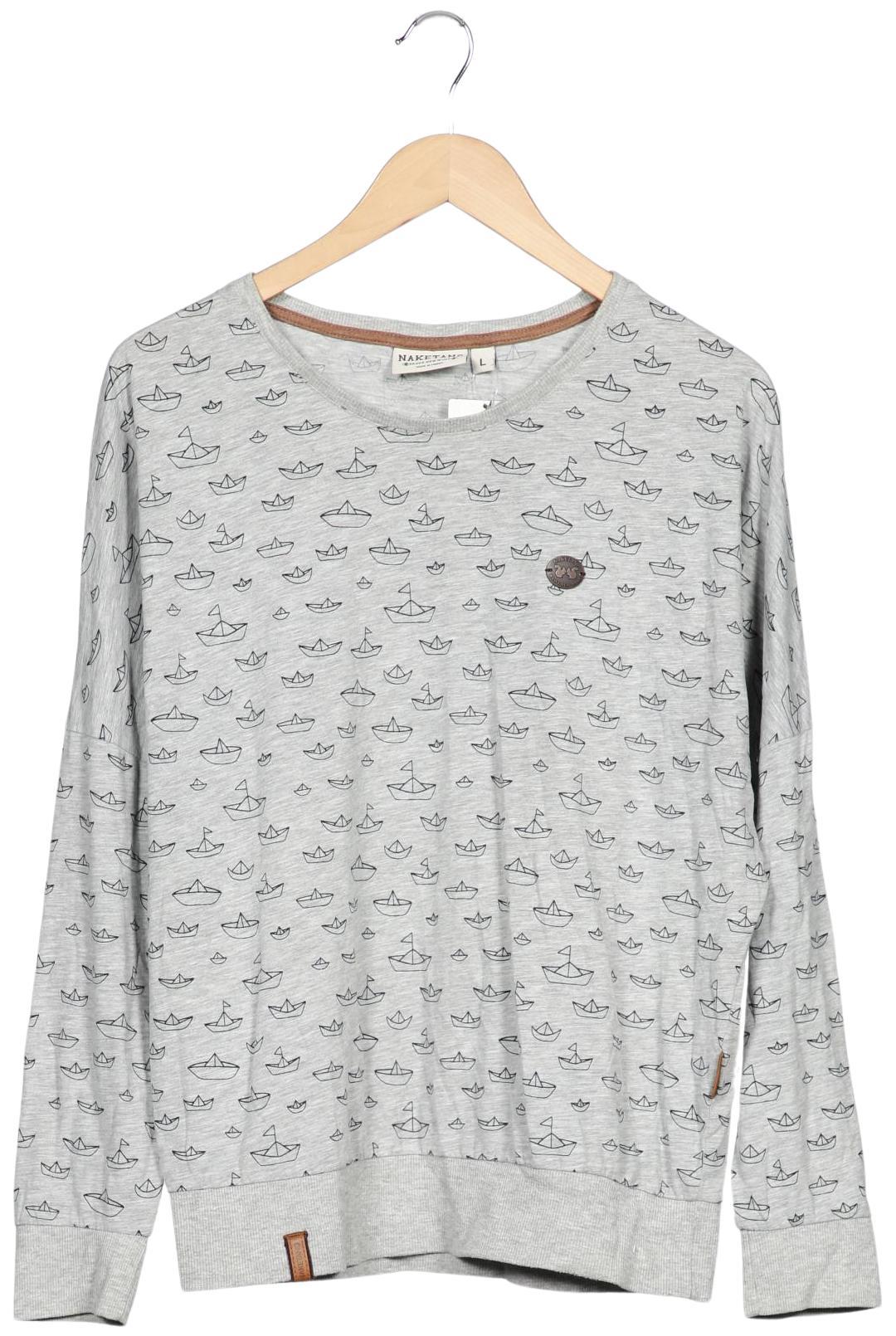 

Naketano Damen Langarmshirt, grau, Gr. 42