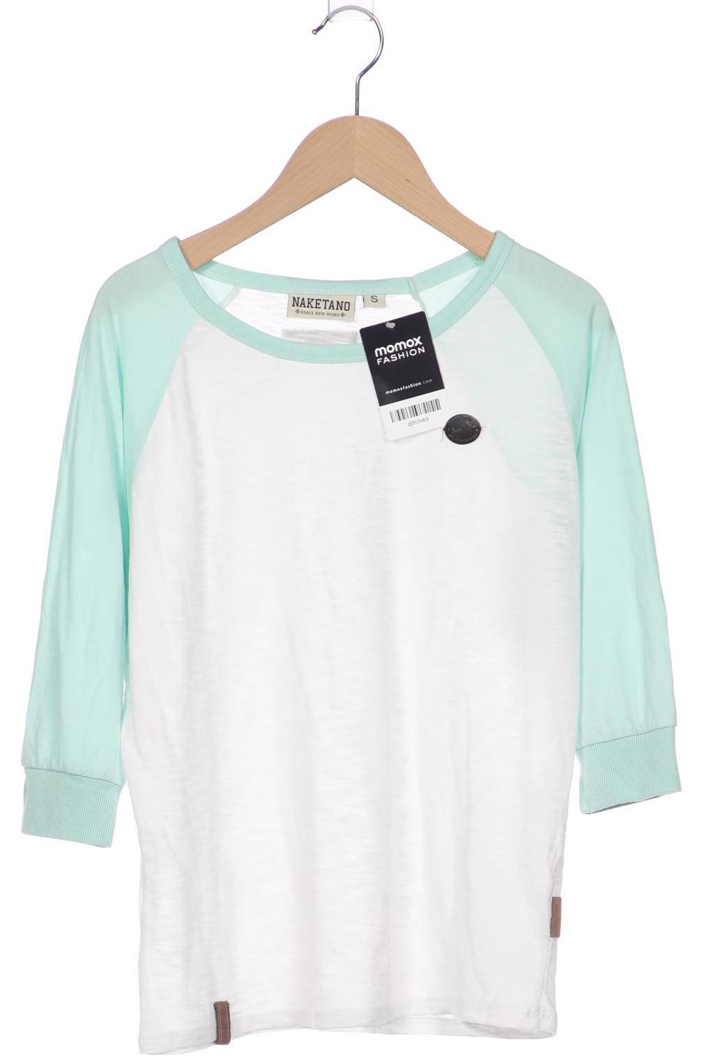 

Naketano Damen Langarmshirt, weiß, Gr. 36