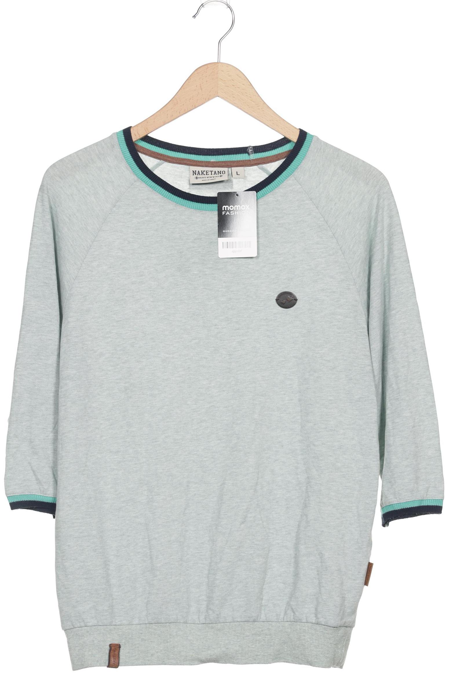 

Naketano Damen Langarmshirt, hellgrün, Gr. 42
