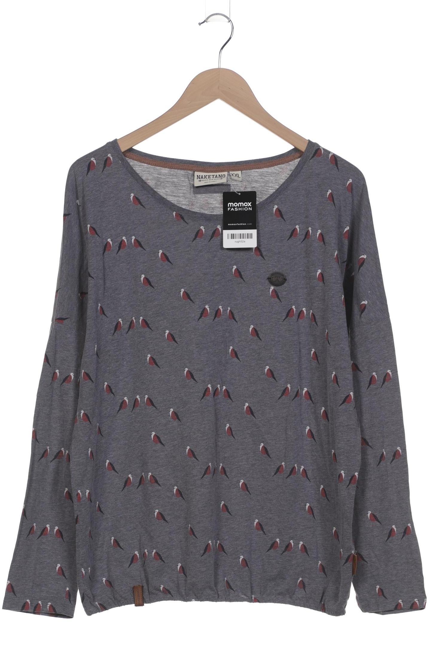 

Naketano Damen Langarmshirt, grau, Gr. 46
