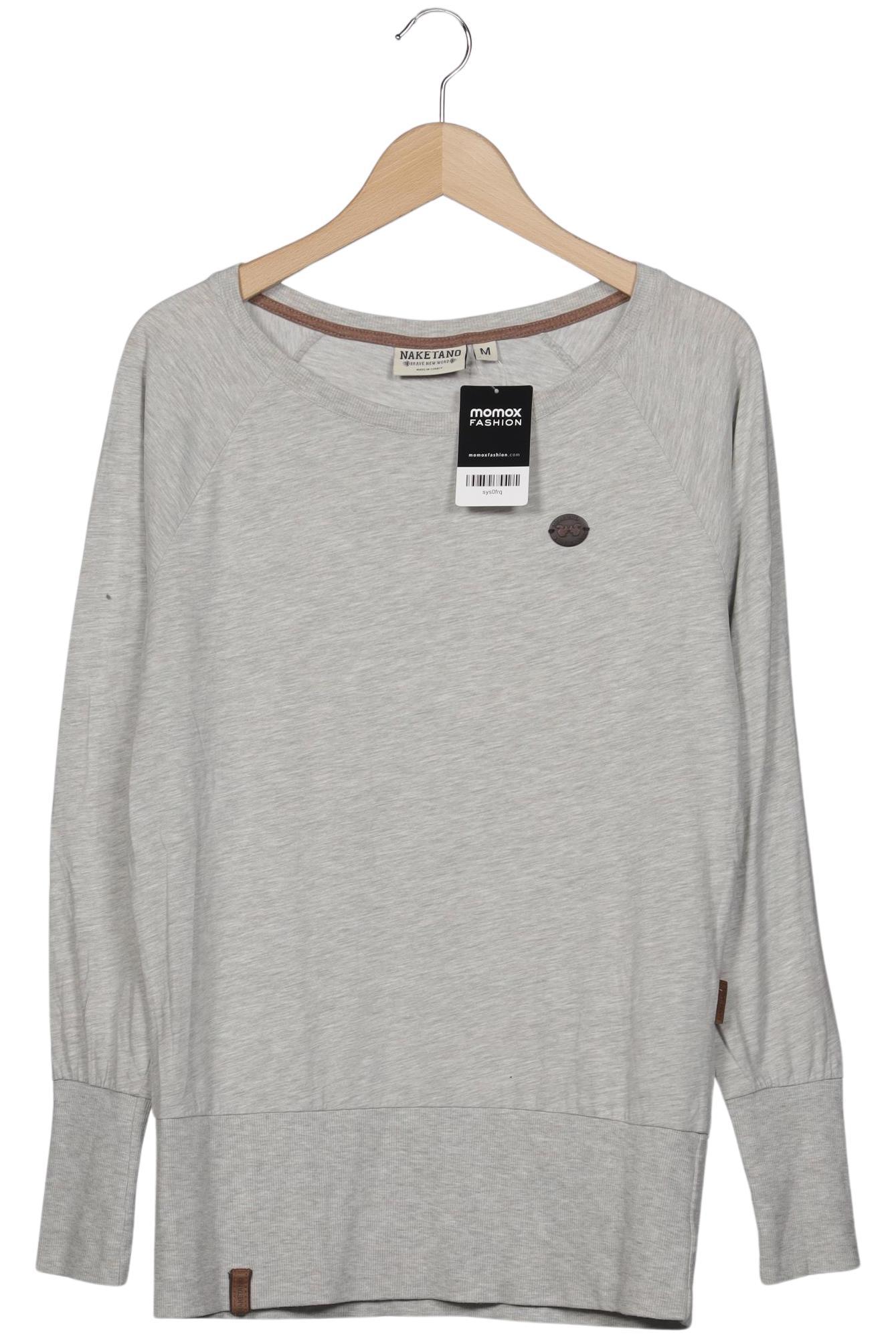 

Naketano Damen Langarmshirt, grau, Gr. 38