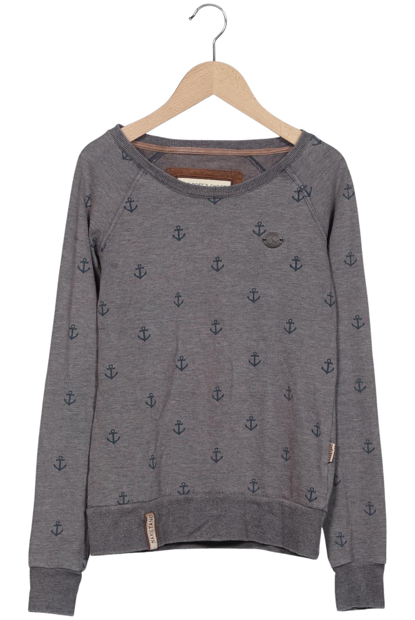 

Naketano Damen Langarmshirt, grau, Gr. 36