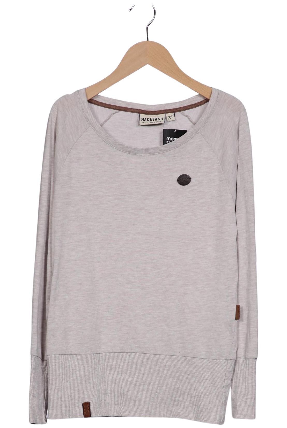 

Naketano Damen Langarmshirt, grau, Gr. 34