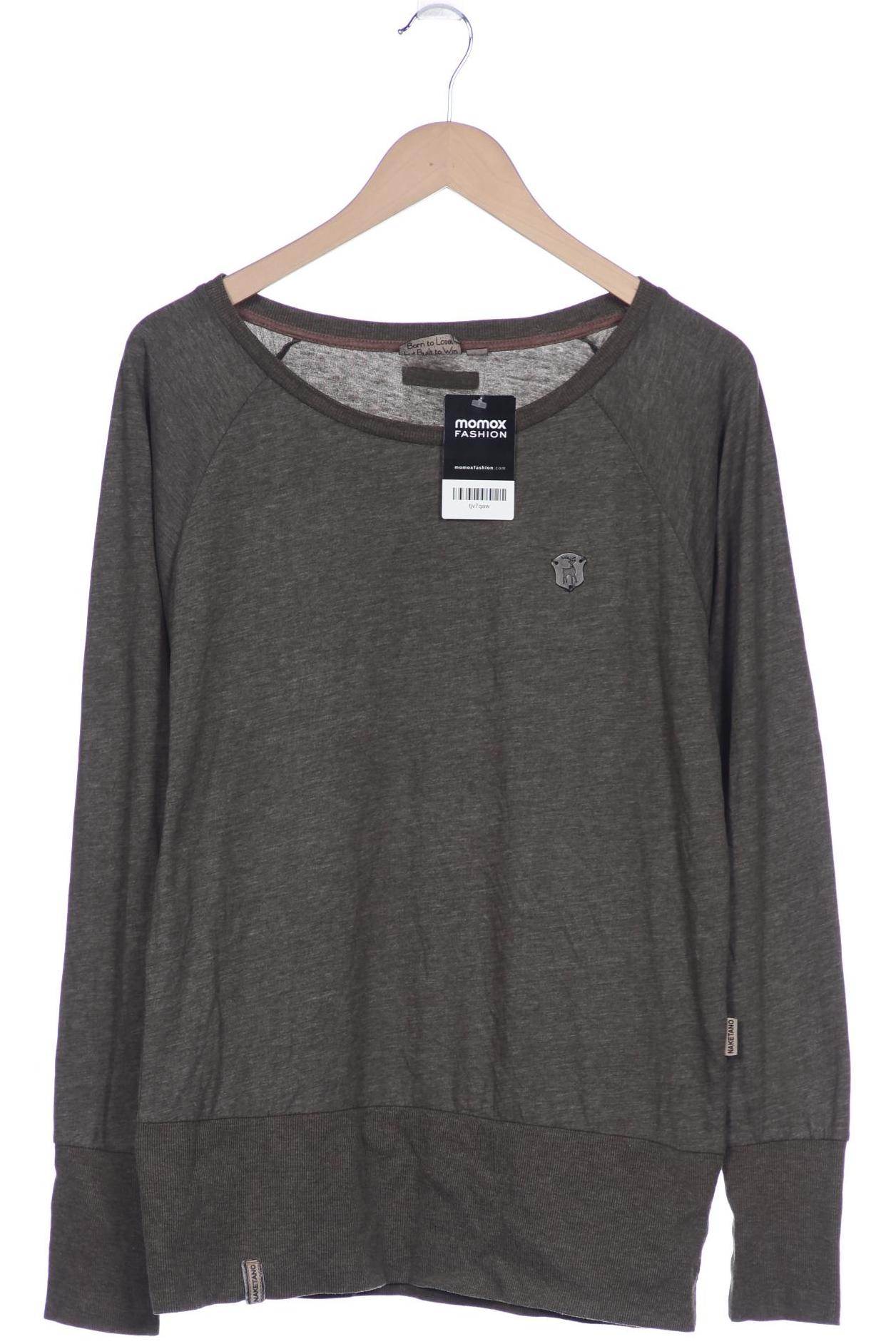 

Naketano Damen Langarmshirt, grau, Gr. 42