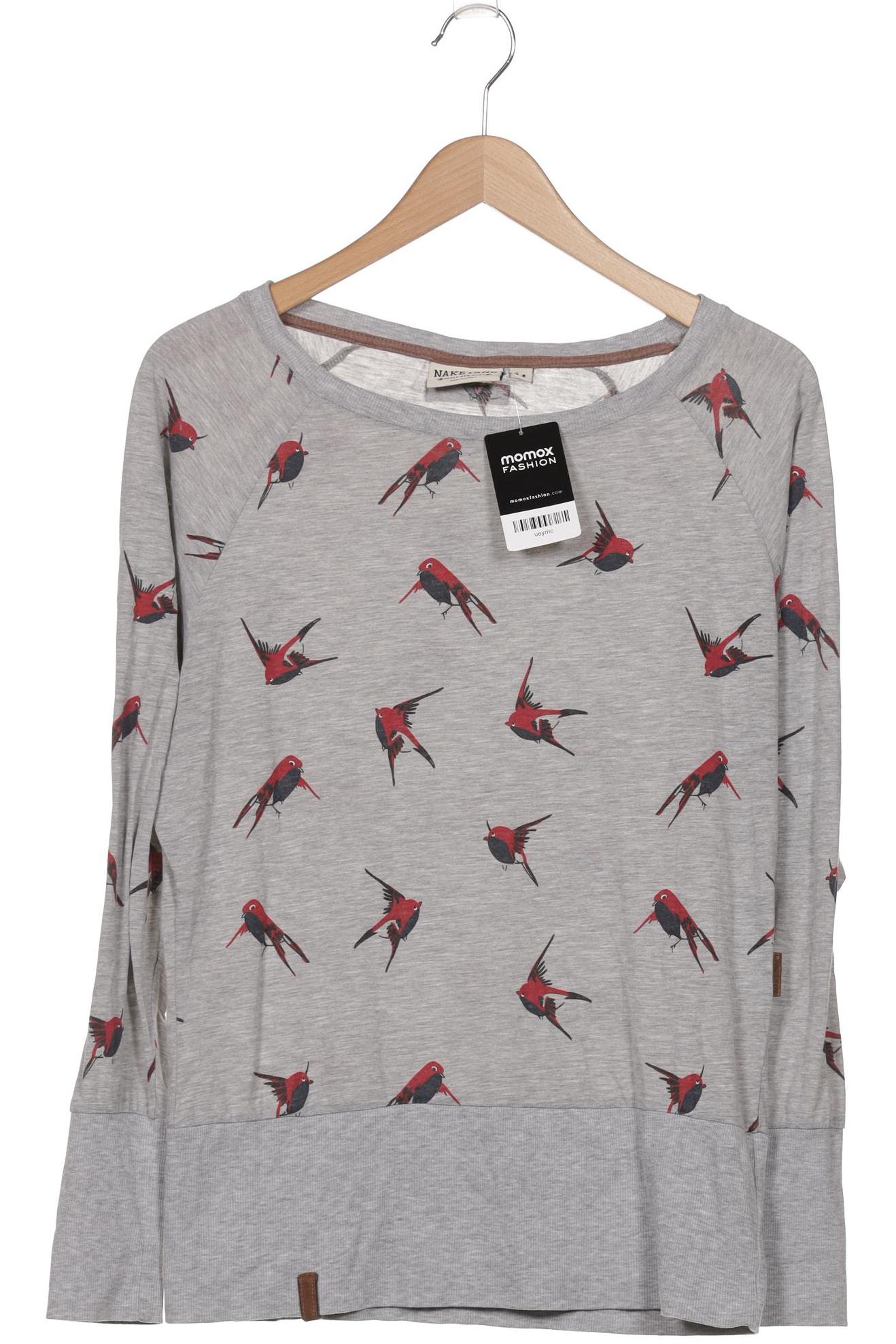 

Naketano Damen Langarmshirt, grau, Gr. 38