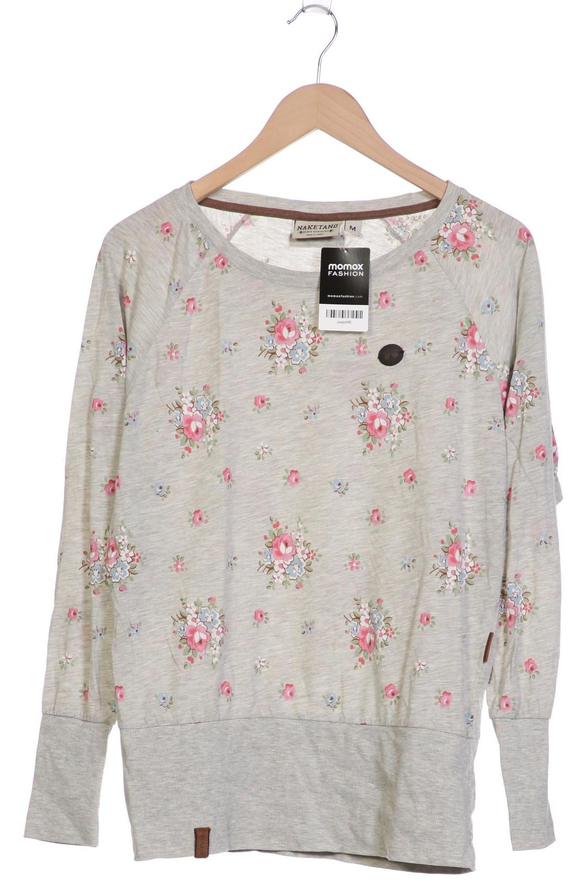 

Naketano Damen Langarmshirt, grau, Gr. 38