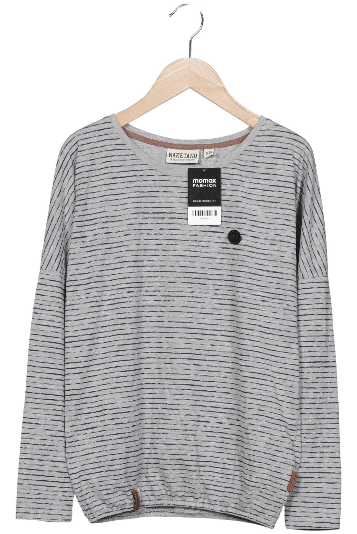 

Naketano Damen Langarmshirt, grau, Gr. 34