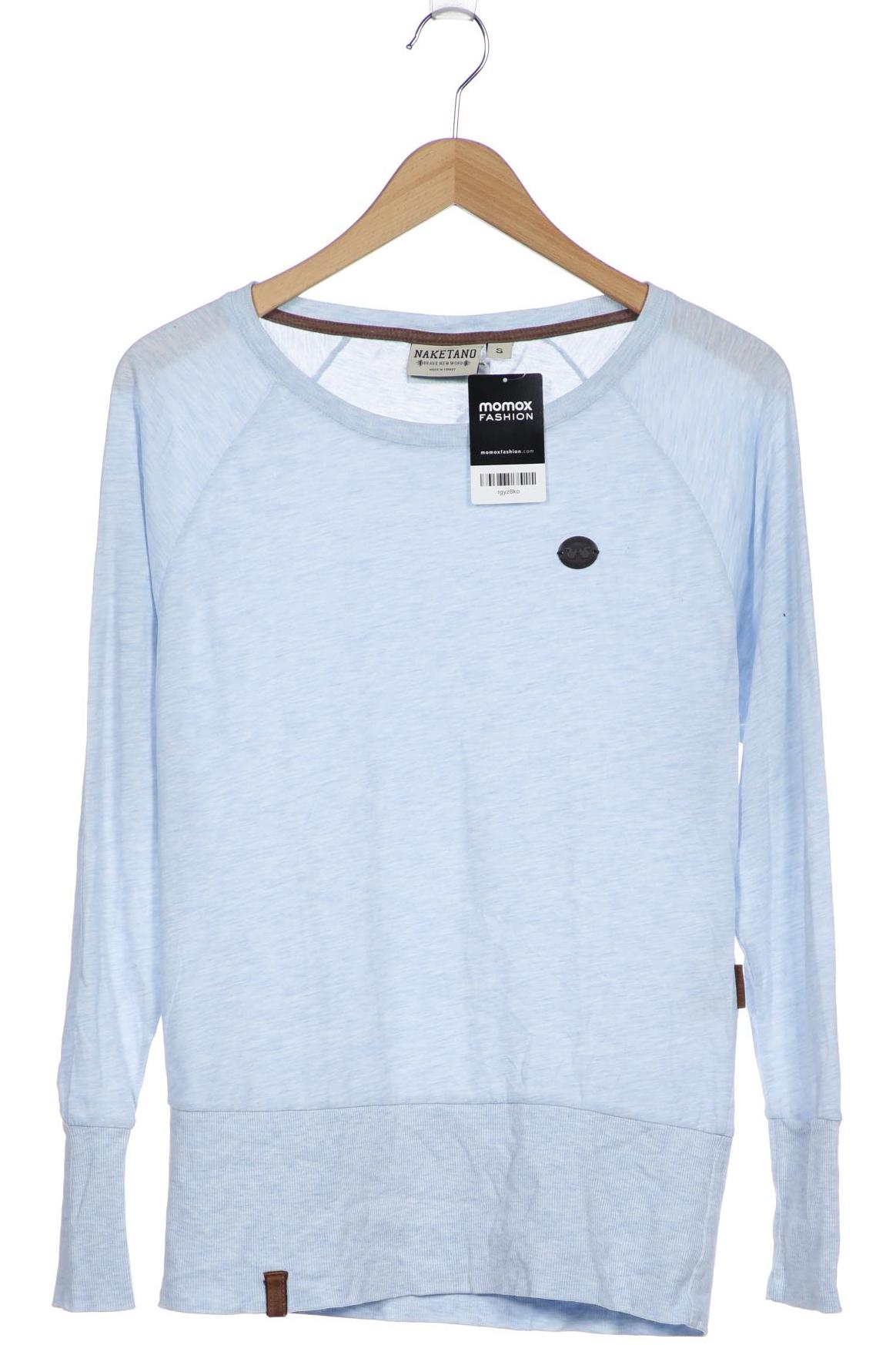 

Naketano Damen Langarmshirt, hellblau, Gr. 36