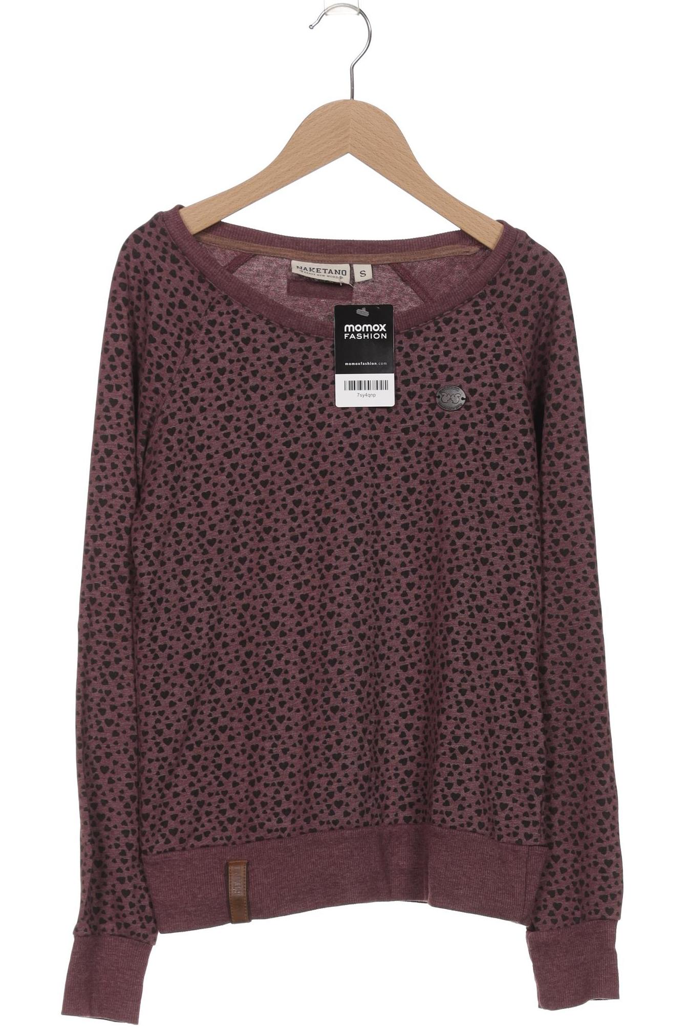 

Naketano Damen Langarmshirt, bordeaux, Gr. 36