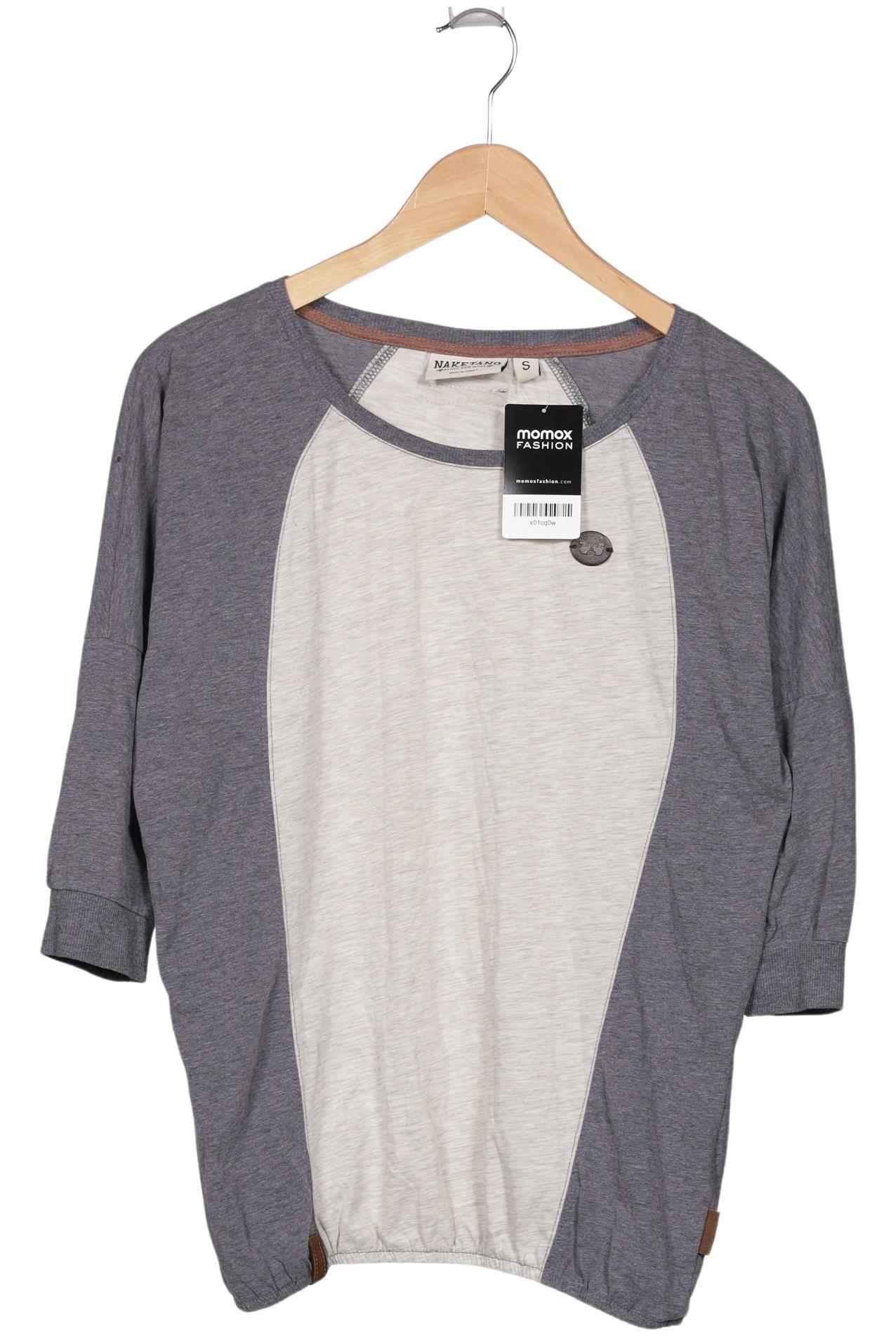 

Naketano Damen Langarmshirt, grau, Gr. 36