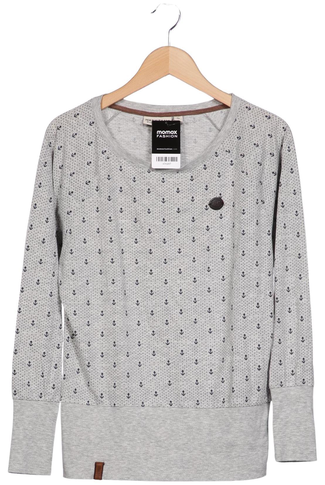 

Naketano Damen Langarmshirt, grau, Gr. 36