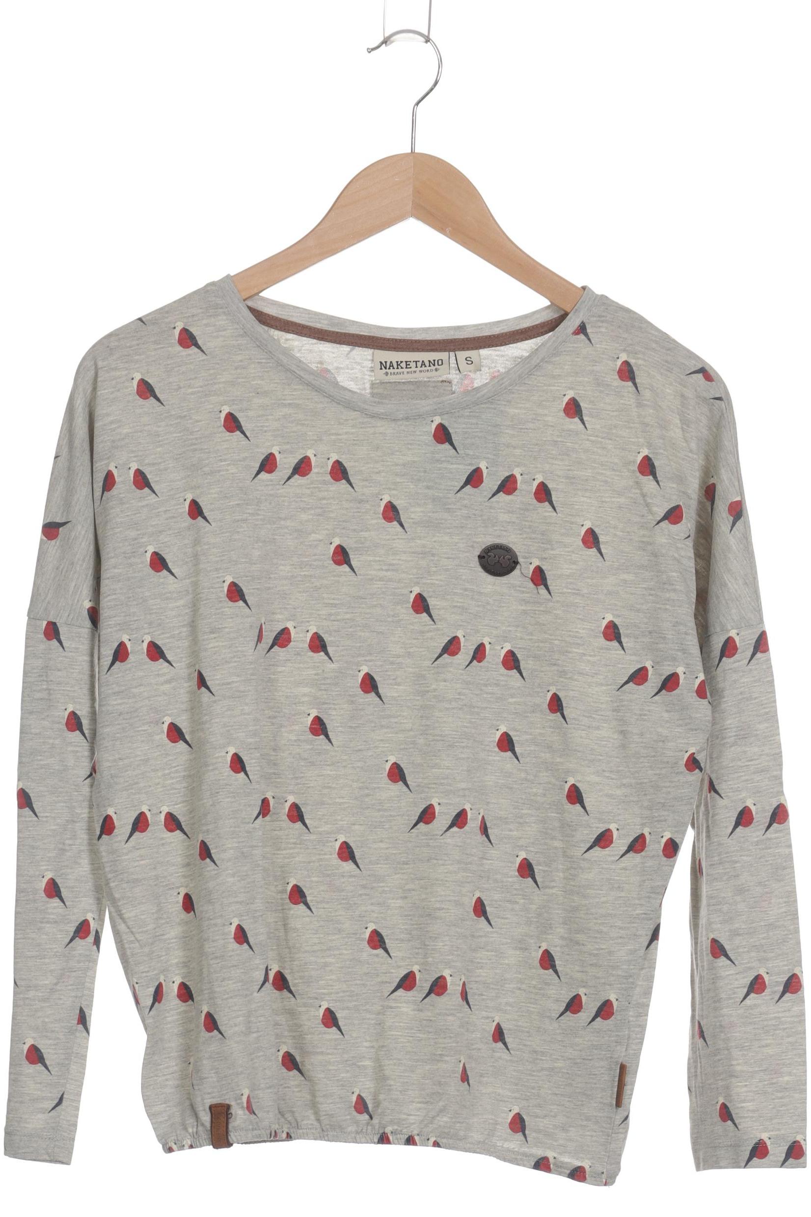 

Naketano Damen Langarmshirt, grau, Gr. 36