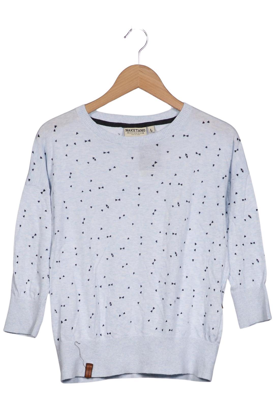 

Naketano Damen Langarmshirt, hellblau, Gr. 42