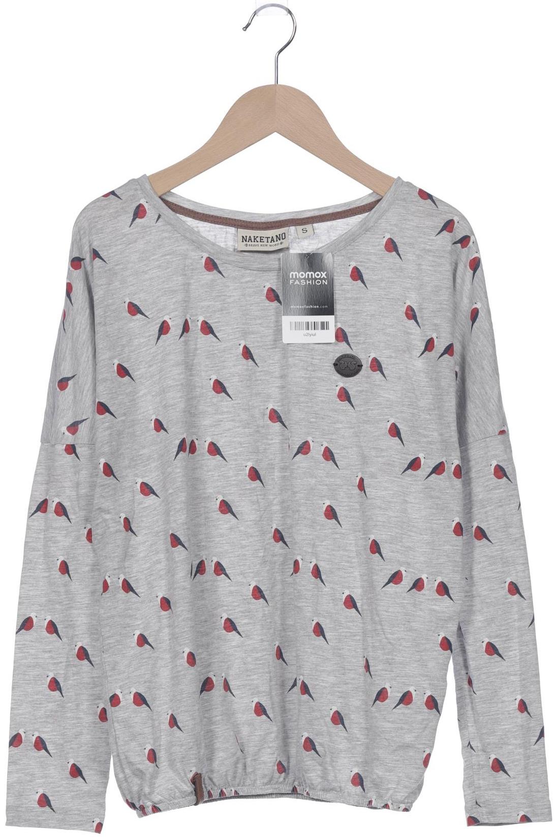 

Naketano Damen Langarmshirt, grau, Gr. 36