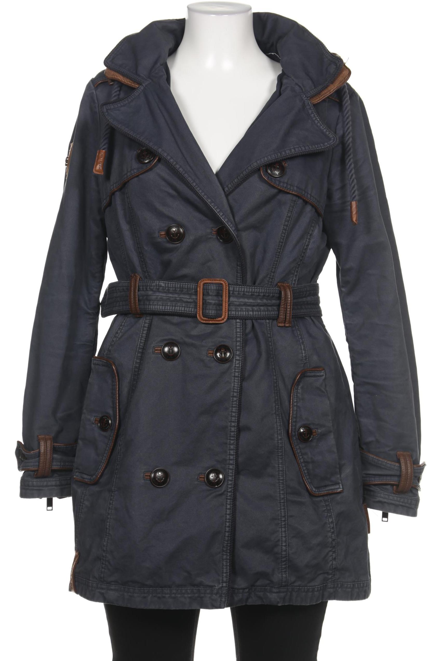 

Naketano Damen Mantel, marineblau, Gr. 42