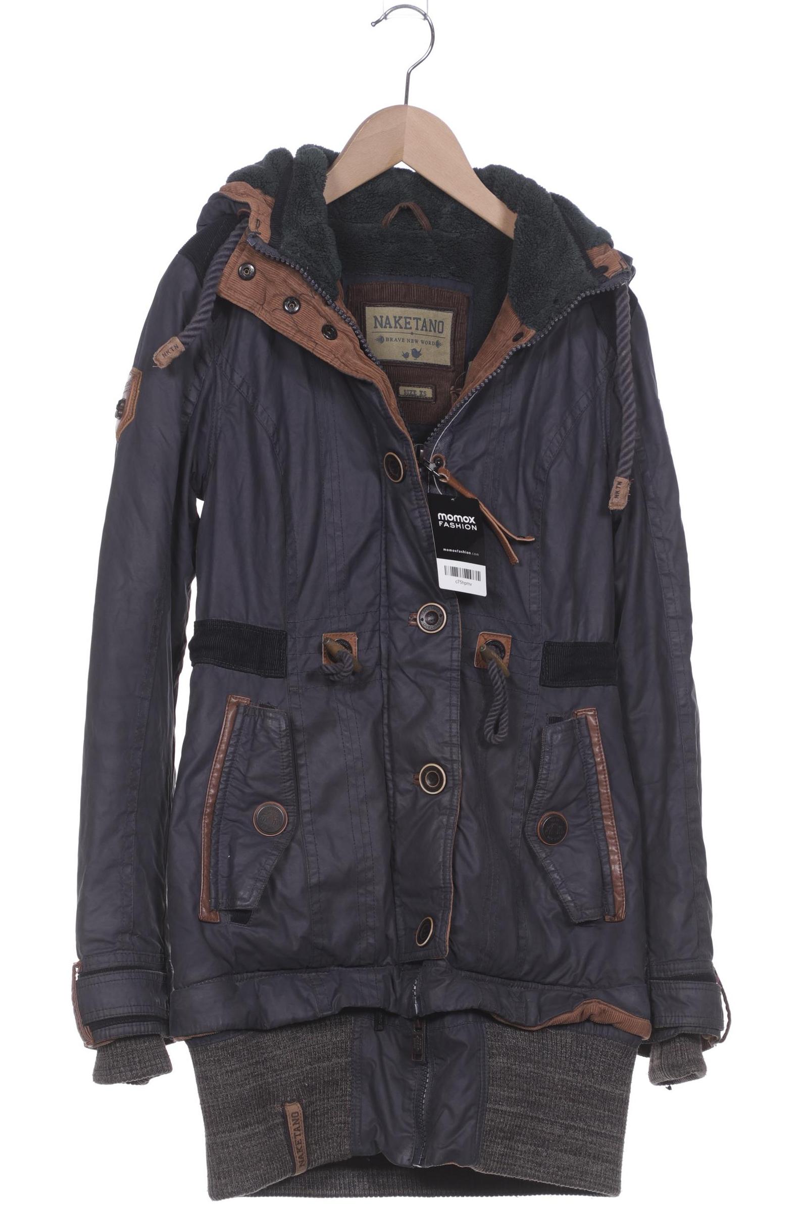 

Naketano Damen Mantel, marineblau, Gr. 34