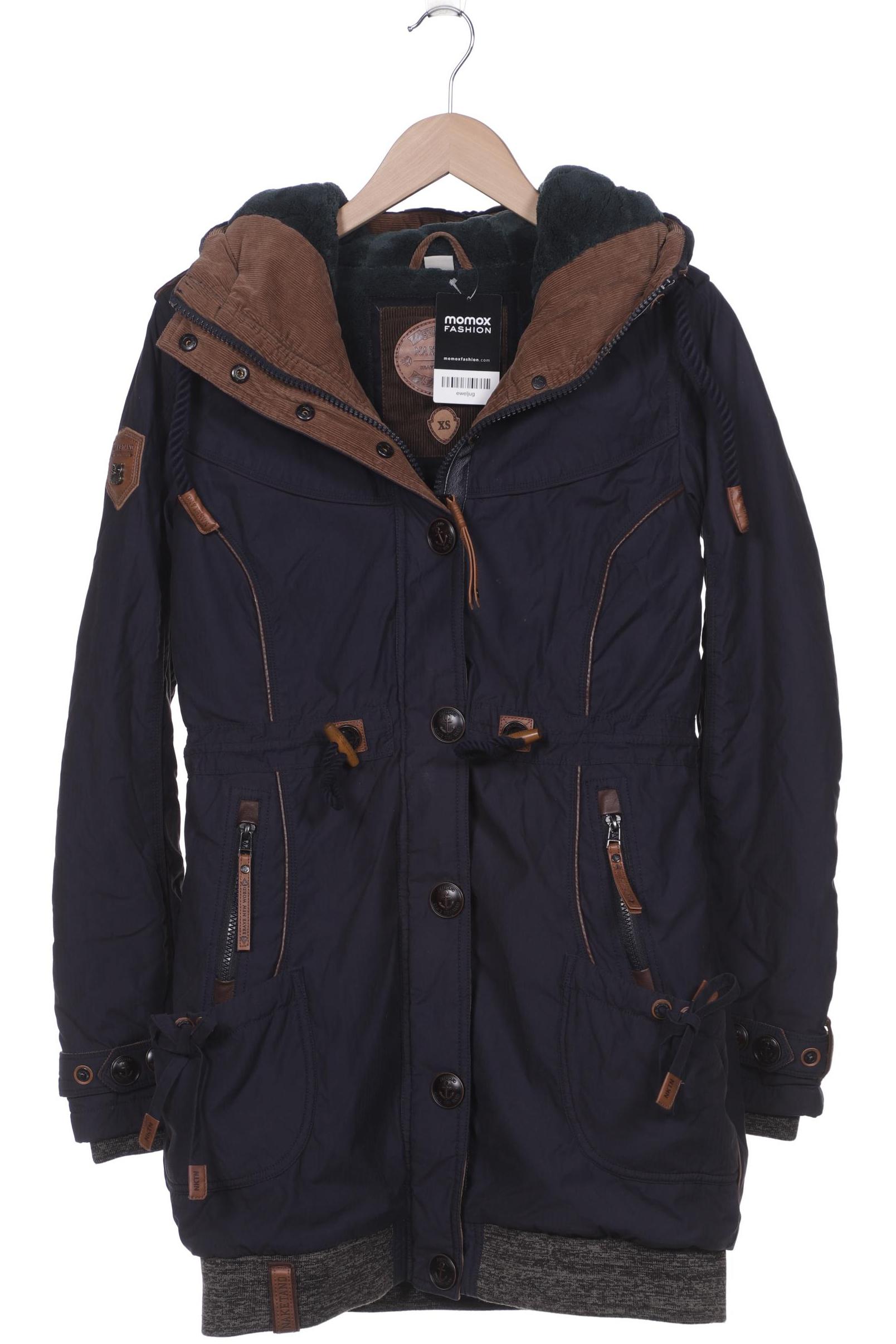 

Naketano Damen Mantel, marineblau, Gr. 34