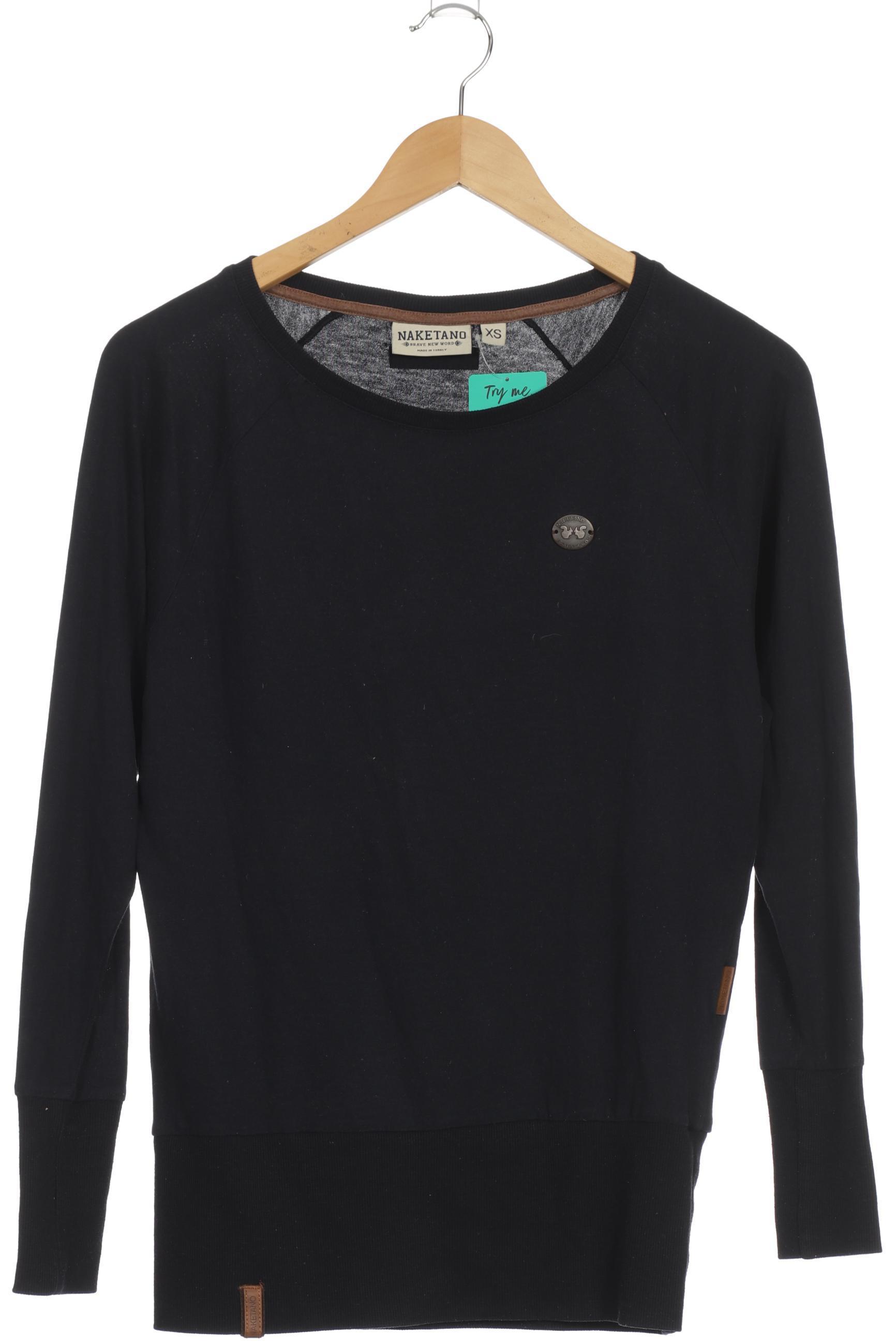 

Naketano Damen Langarmshirt, schwarz, Gr.
