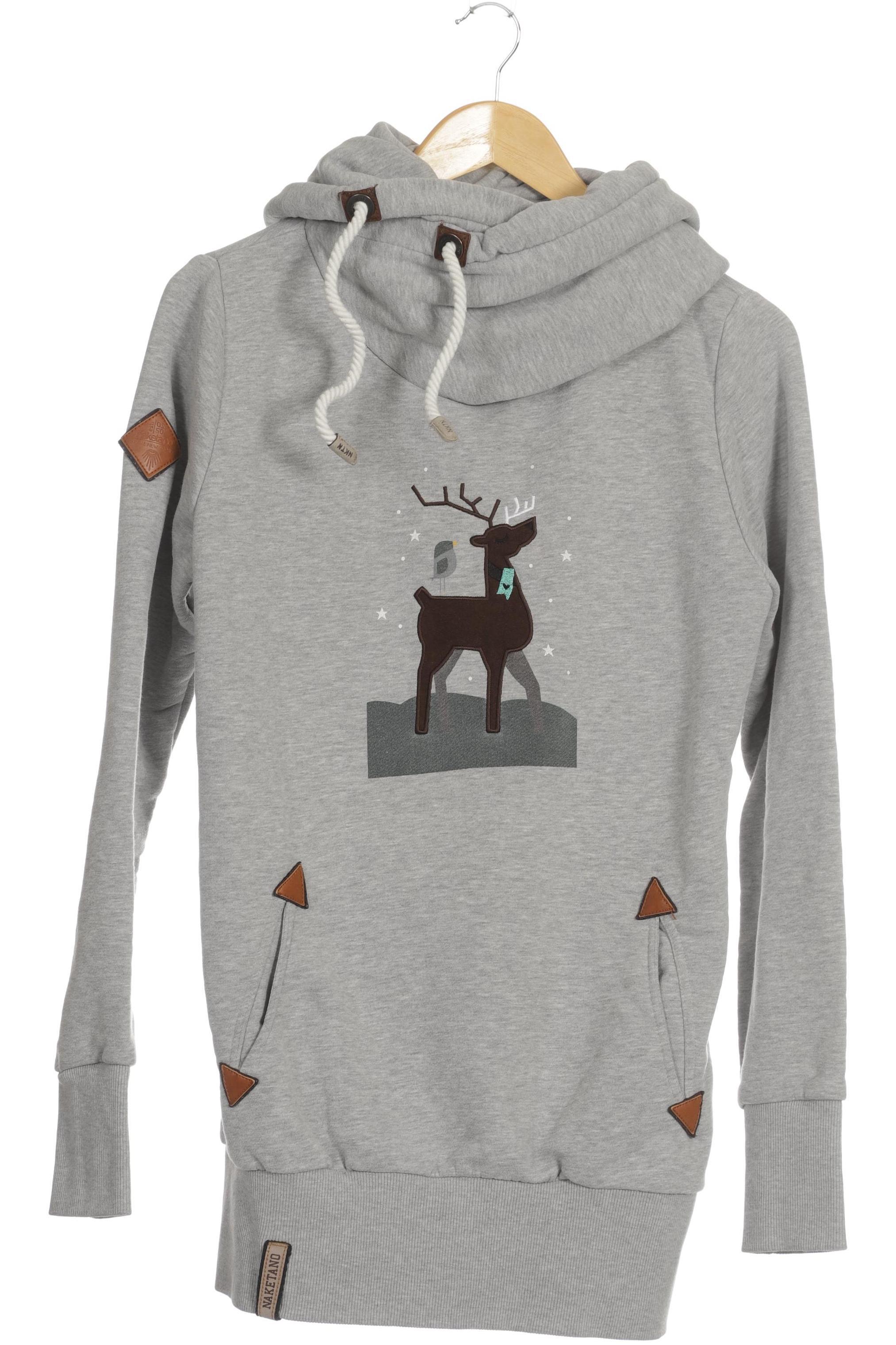 

Naketano Damen Kapuzenpullover, grau, Gr.