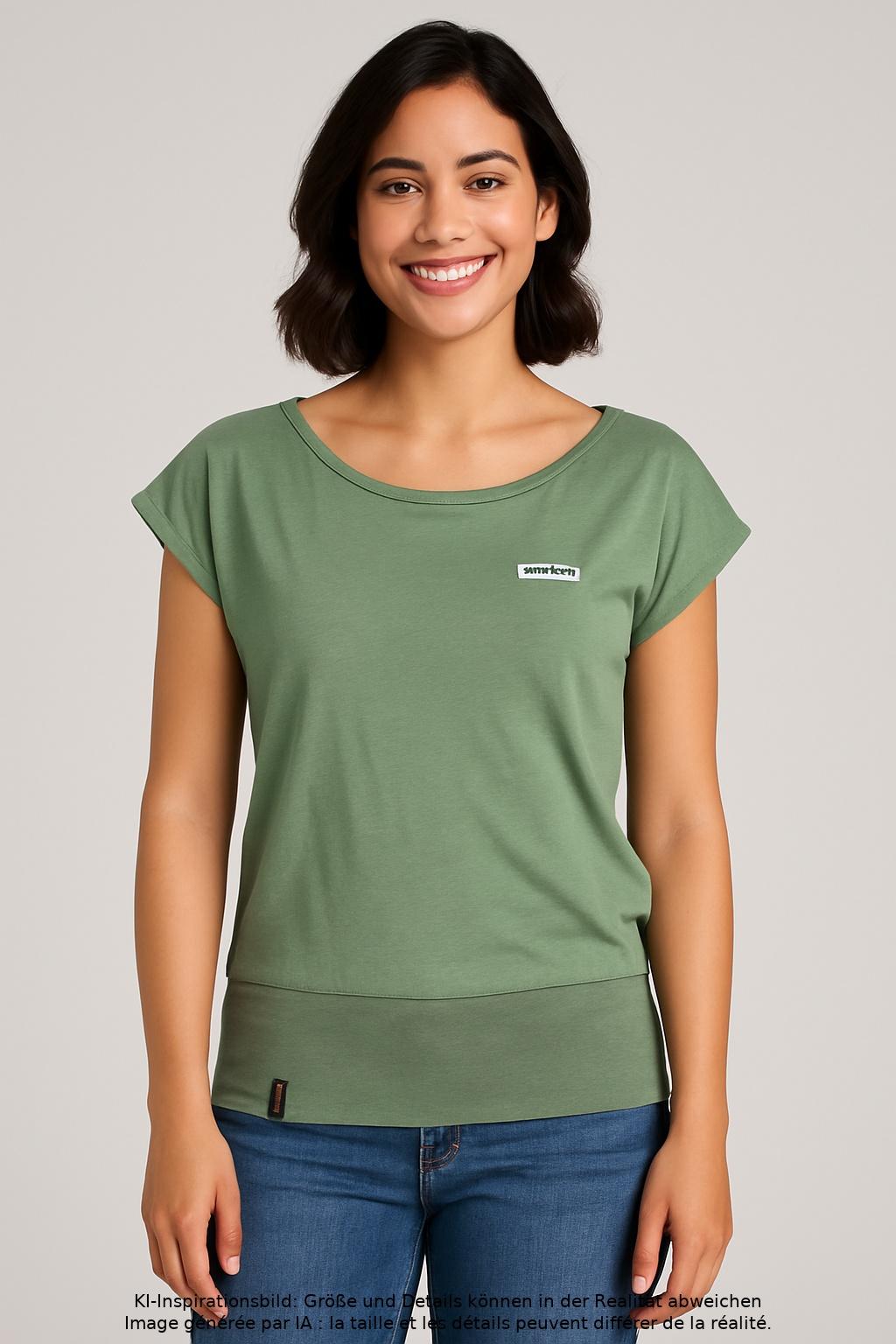 

Naketano Damen T-Shirt, grün, Gr. 42