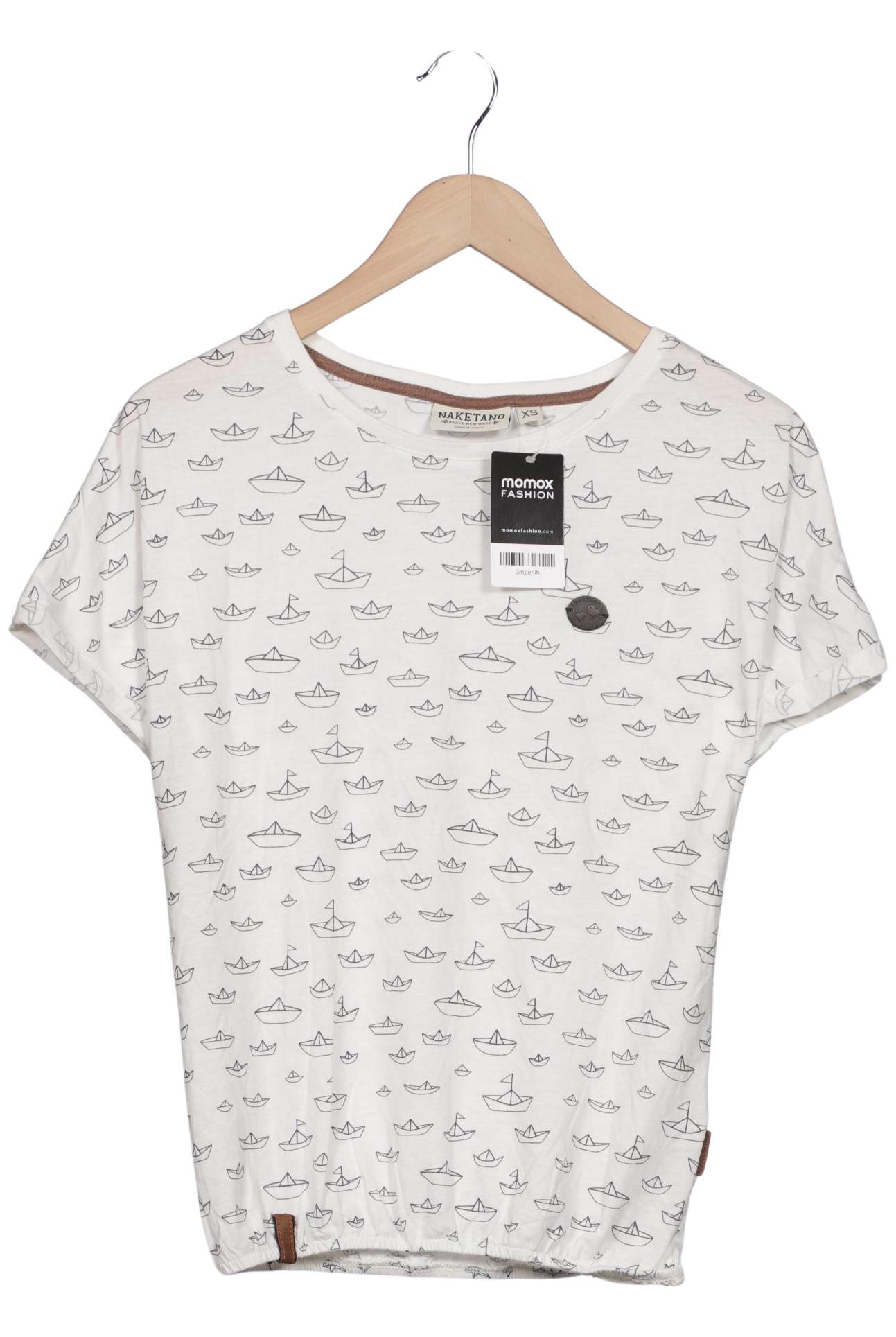 

Naketano Damen T-Shirt, weiß, Gr. 34