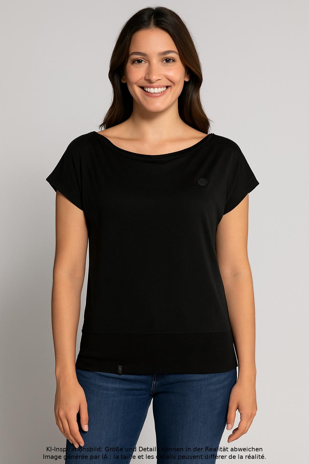 

Naketano Damen T-Shirt, schwarz, Gr. 36