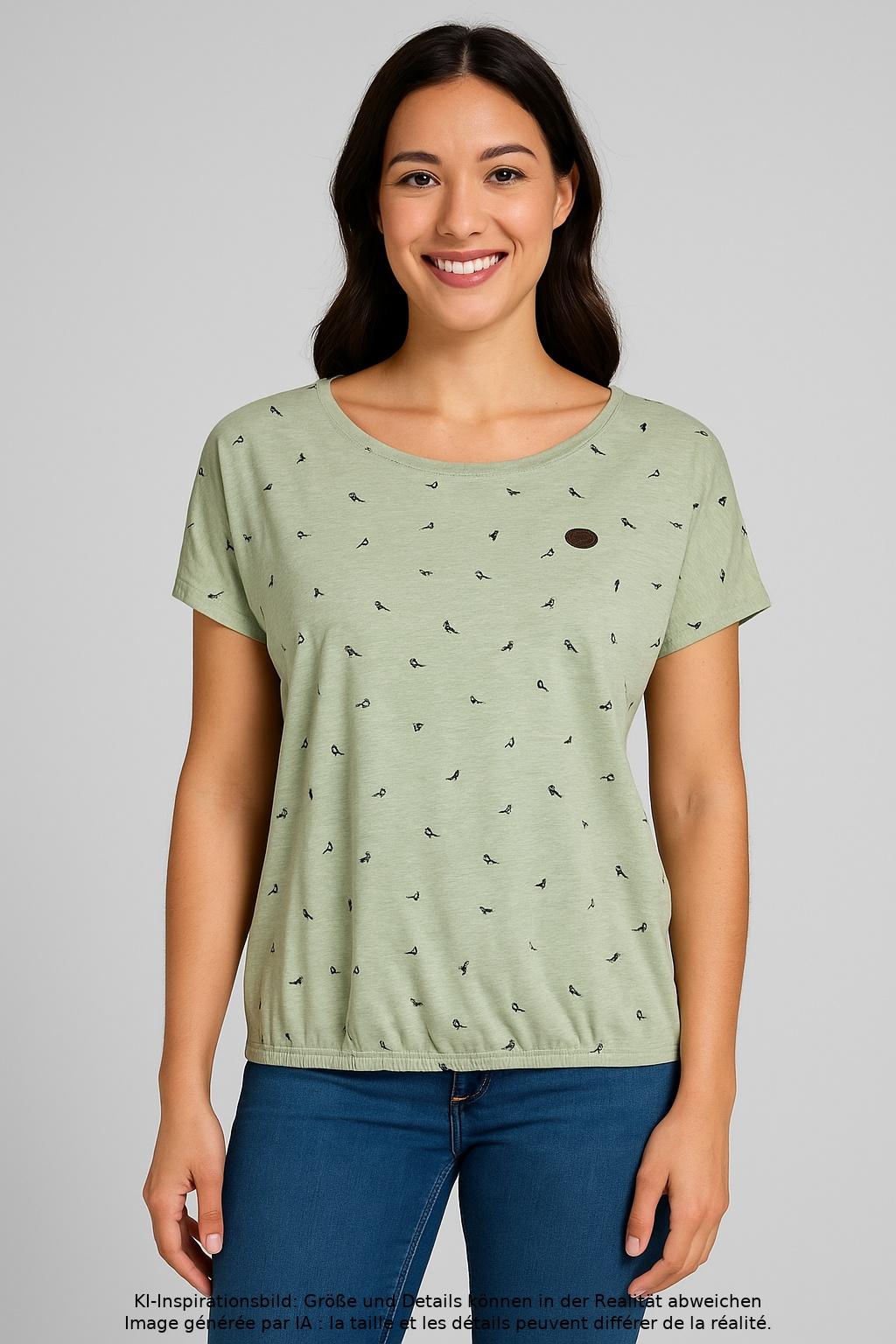 

Naketano Damen T-Shirt, hellgrün, Gr. 42