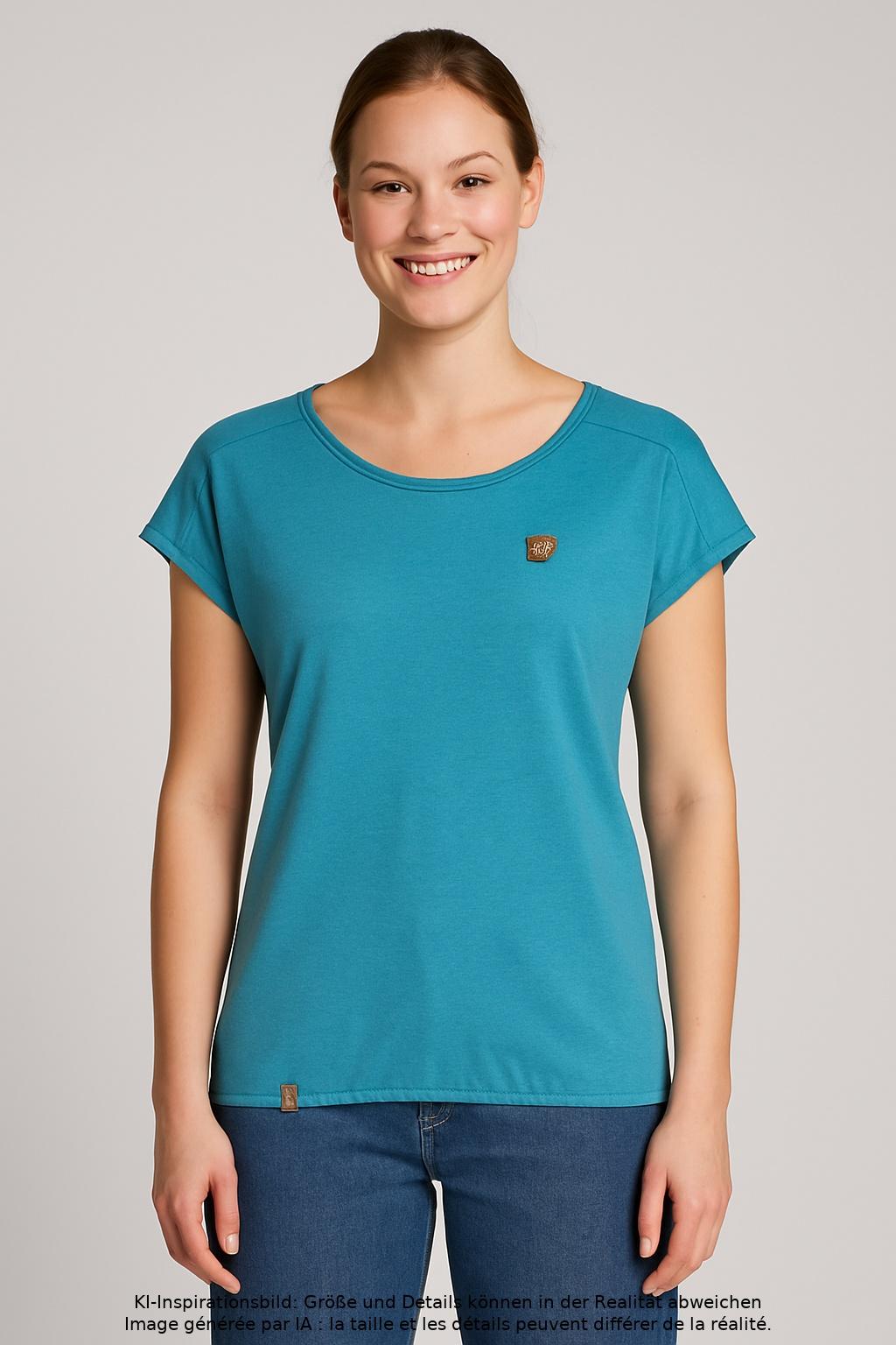 

Naketano Damen T-Shirt, türkis, Gr. 38