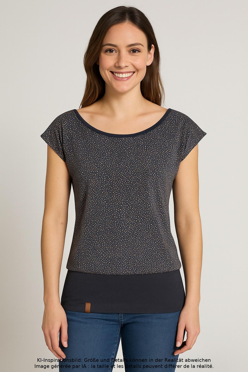 

Naketano Damen T-Shirt, marineblau, Gr. 36