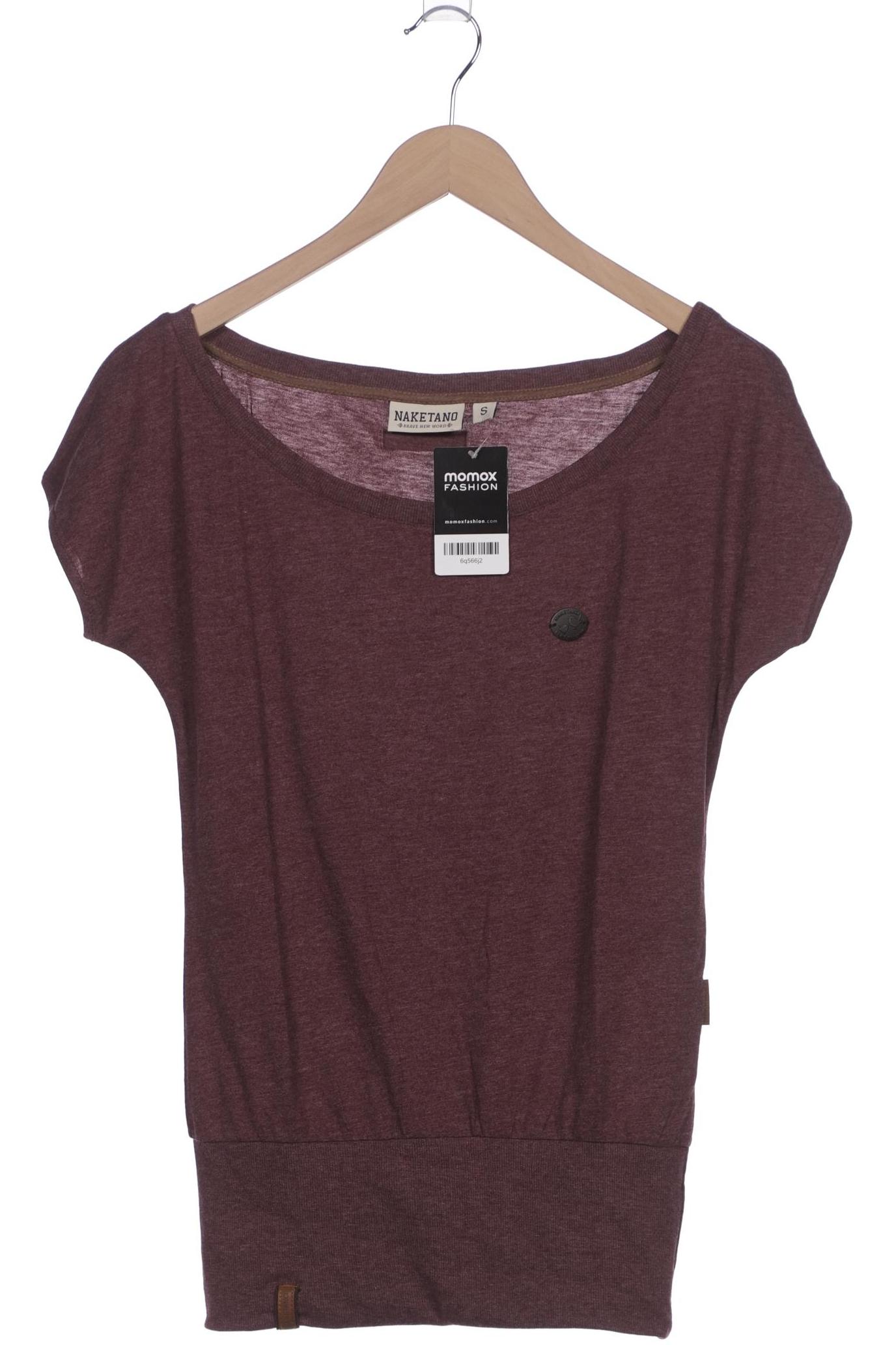 

Naketano Damen T-Shirt, bordeaux, Gr. 36