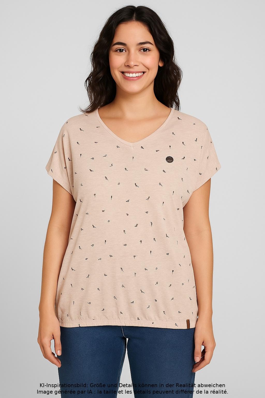 

Naketano Damen T-Shirt, beige, Gr. 42