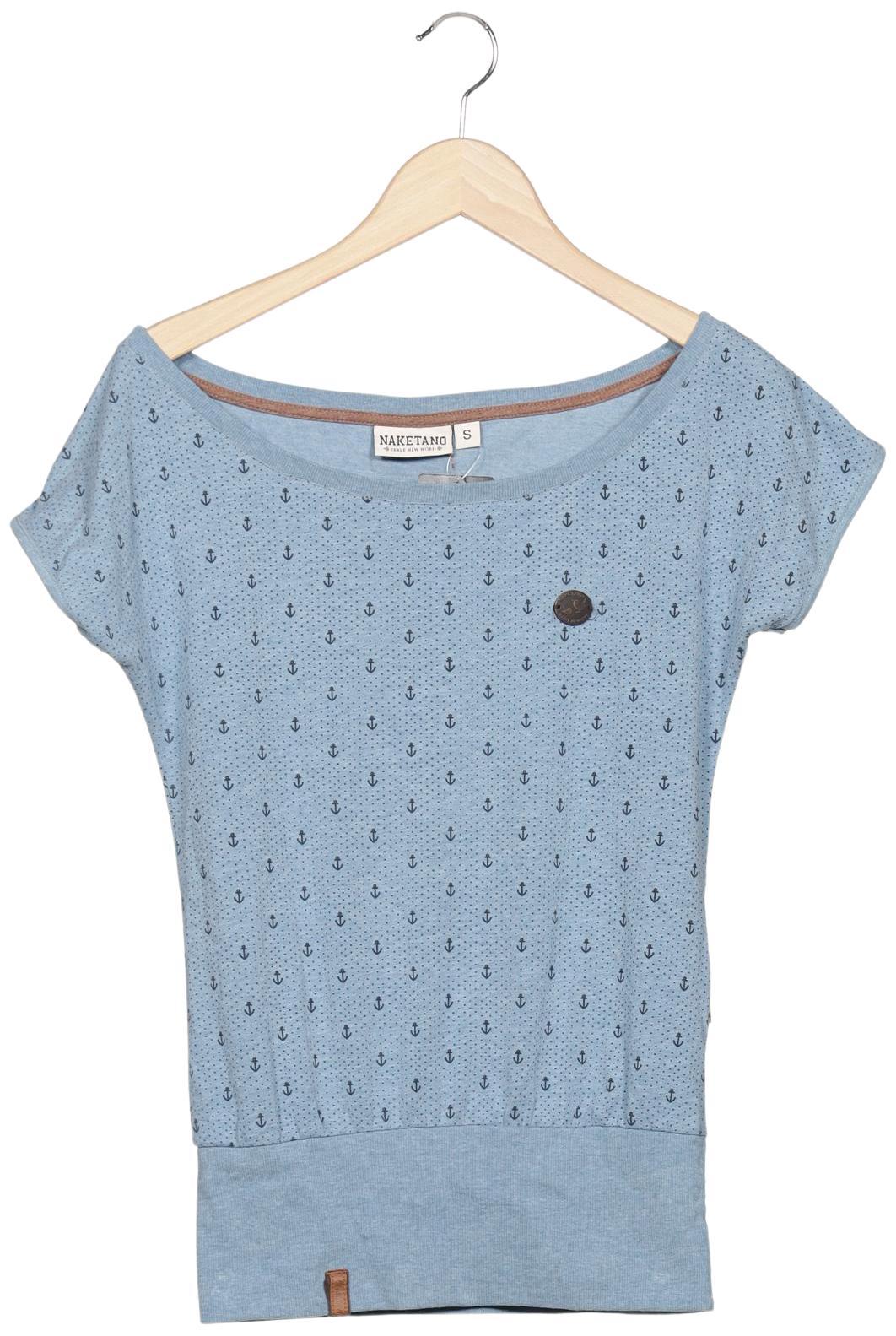 

Naketano Damen T-Shirt, hellblau, Gr. 36